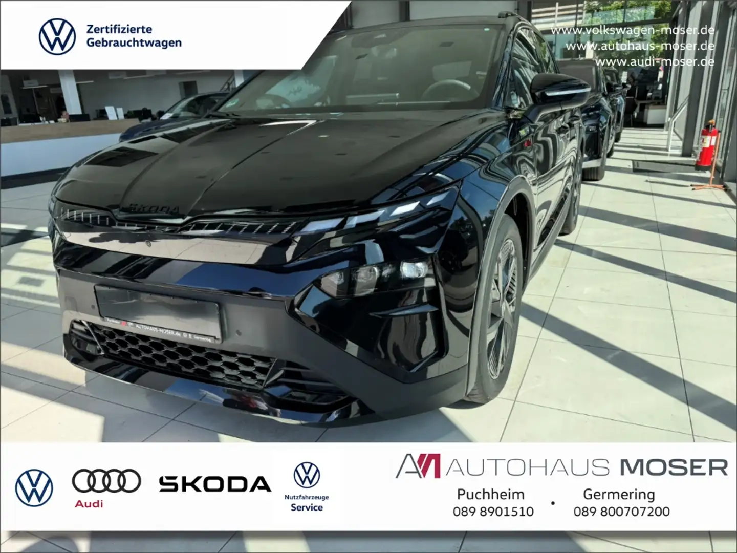 Skoda Elroq RS 4x4 84 AHK*HeadUp*Canton*MTRX*Pumpe*360!!! Noir - 1