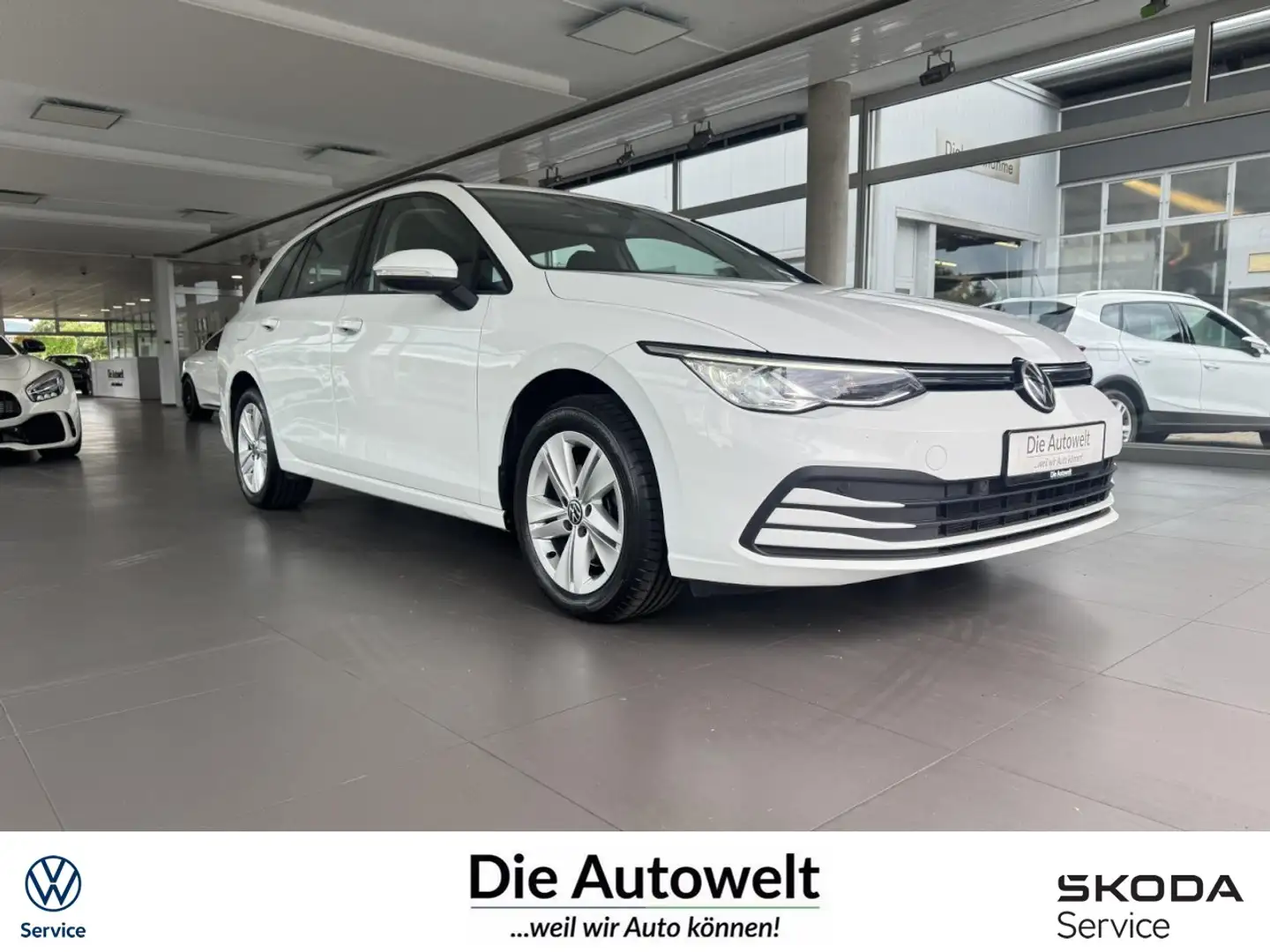 Volkswagen Golf VIII Variant Life 2.0 TDI DSG NAVI LED ACC Klima Weiß - 1