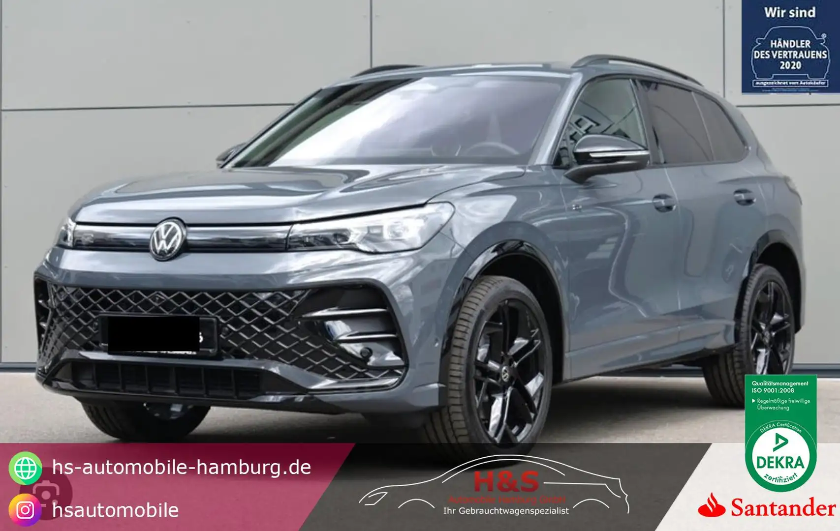 Volkswagen Tiguan 2.0 TDI 4Motion R-Line Grau - 1