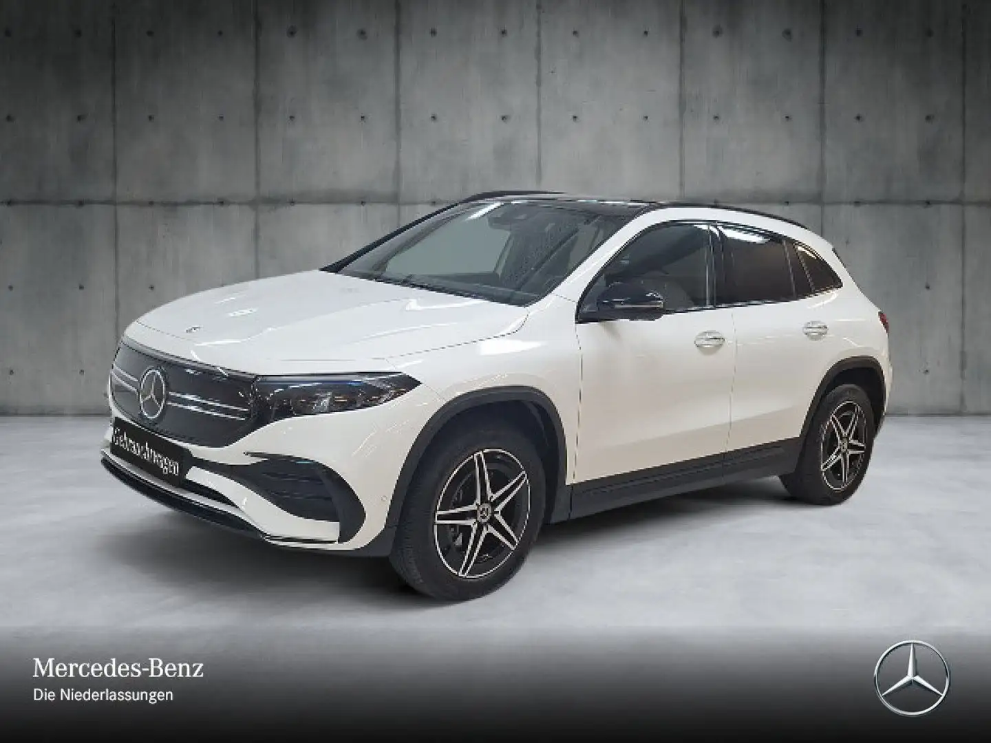 Mercedes-Benz EQA 300 4M AMG+NIGHT+PLUS-PAKET+AHK+PANO+360+HUD Blanc - 2