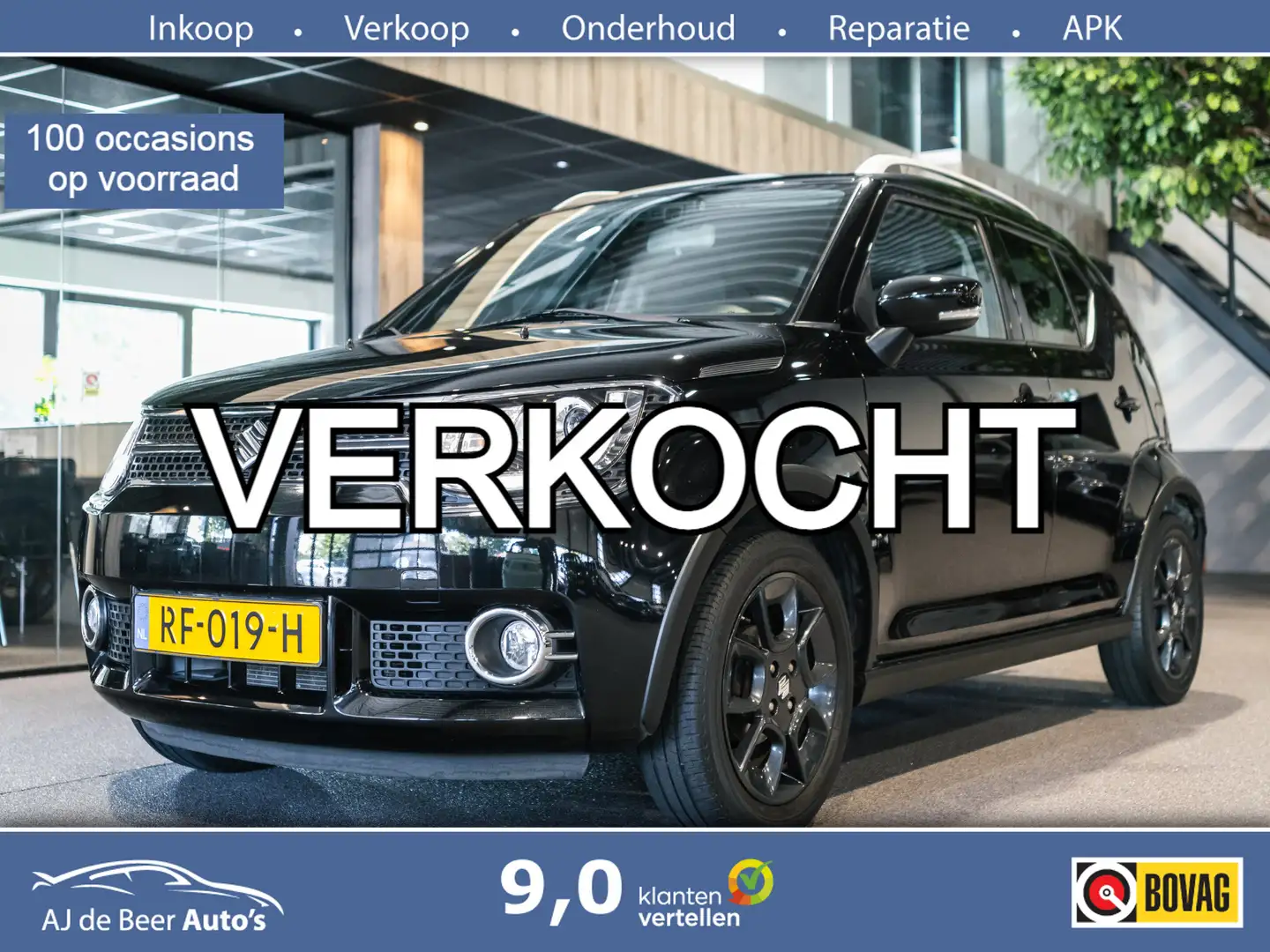 Suzuki Ignis 1.2 Stijl Camera | Trekhaak | Navi | Lane-assist Zwart - 1