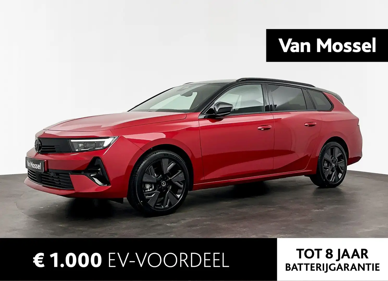 Opel Astra Electric 54 kWh GS | NAV | Carplay | Alcantara | C Rood - 1