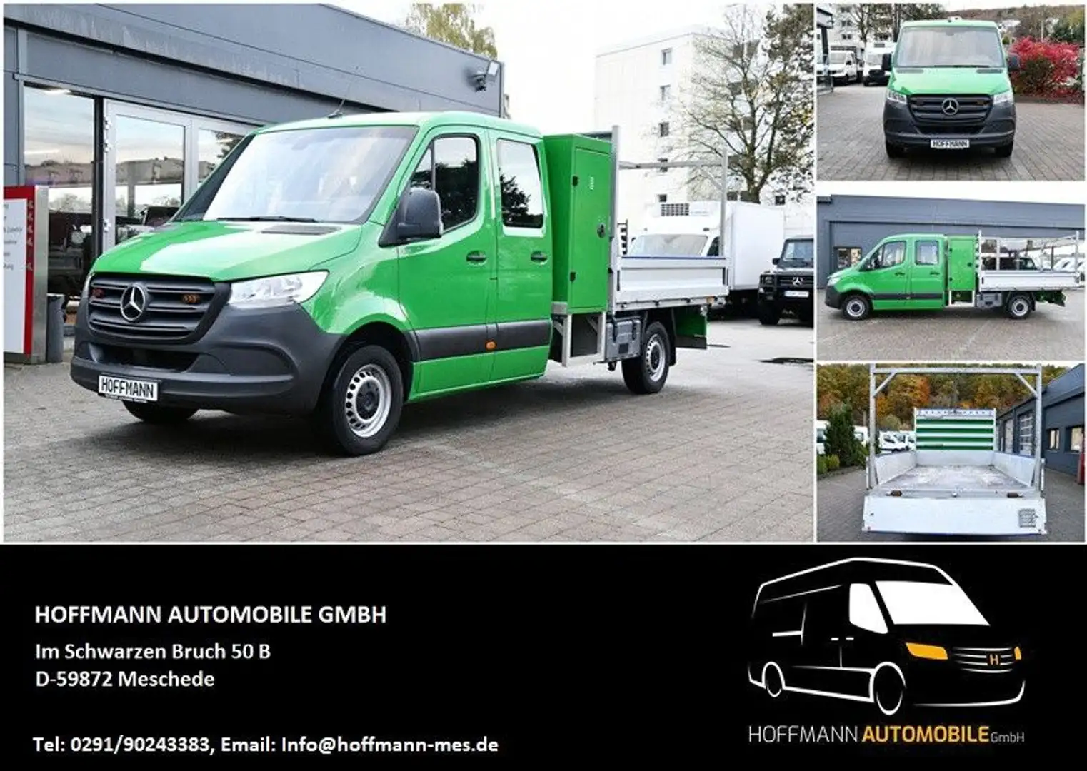 Mercedes-Benz Sprinter 314 CDI DOKA Pritsche RWD Klima LANG L3 Verde - 1