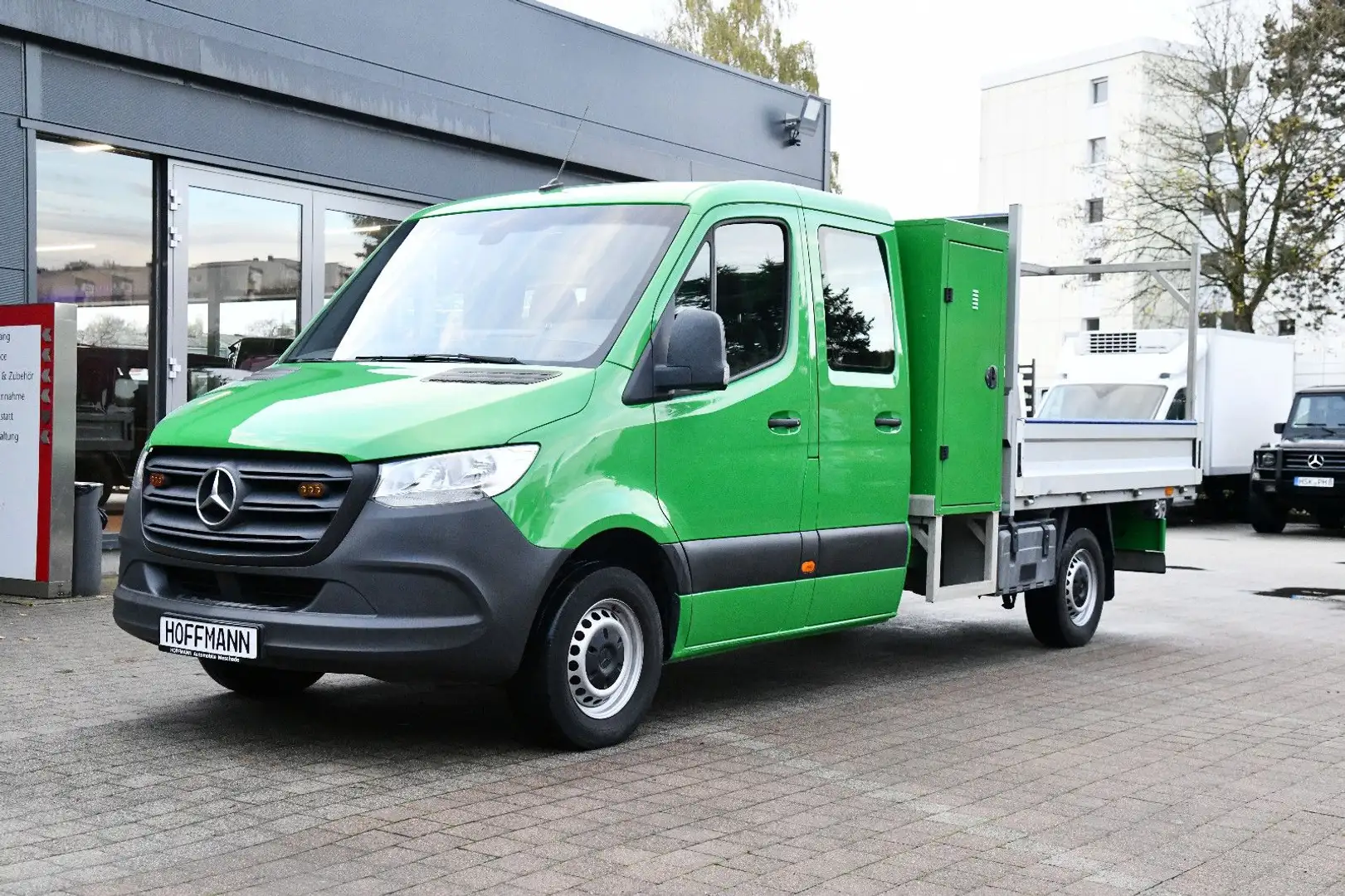 Mercedes-Benz Sprinter 314 CDI DOKA Pritsche RWD Klima LANG L3 Verde - 2