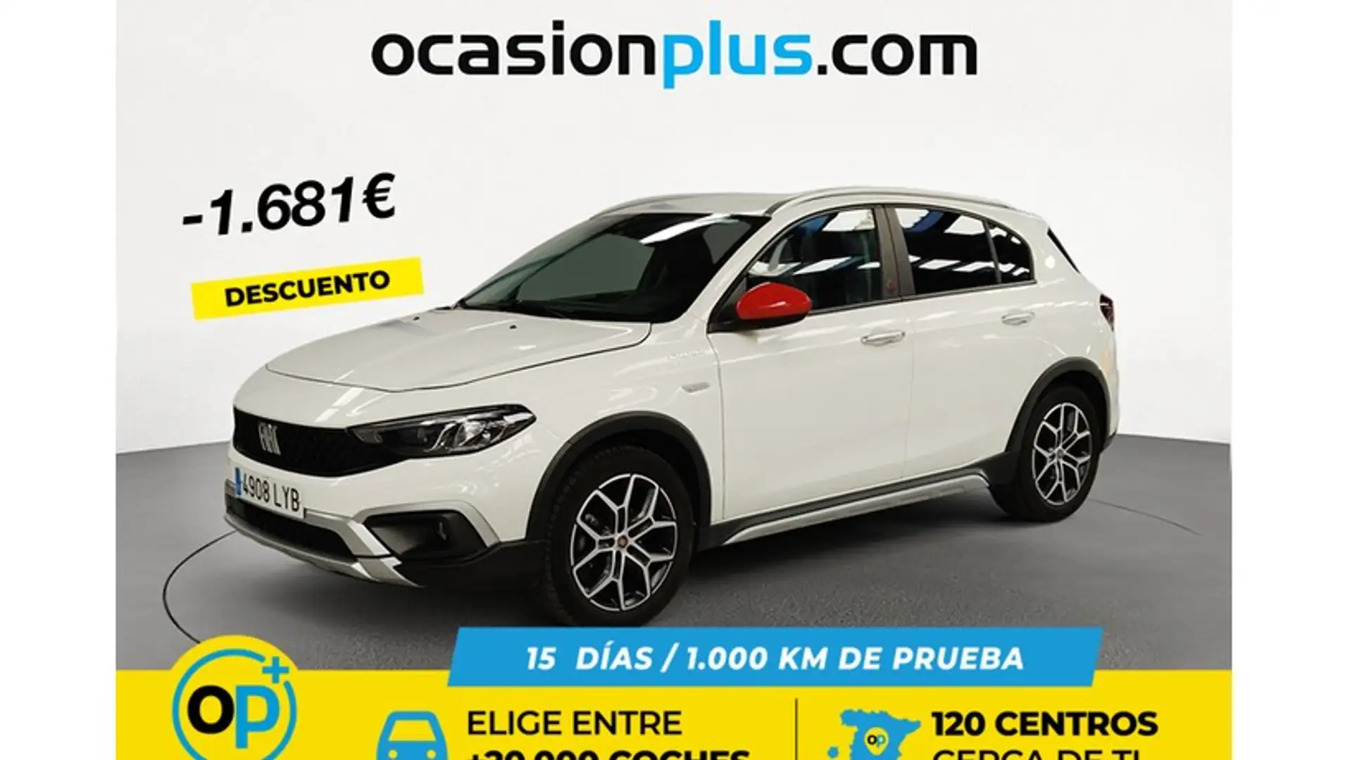 Fiat Tipo 1.5 Hybrid Red DCT Blanc - 1