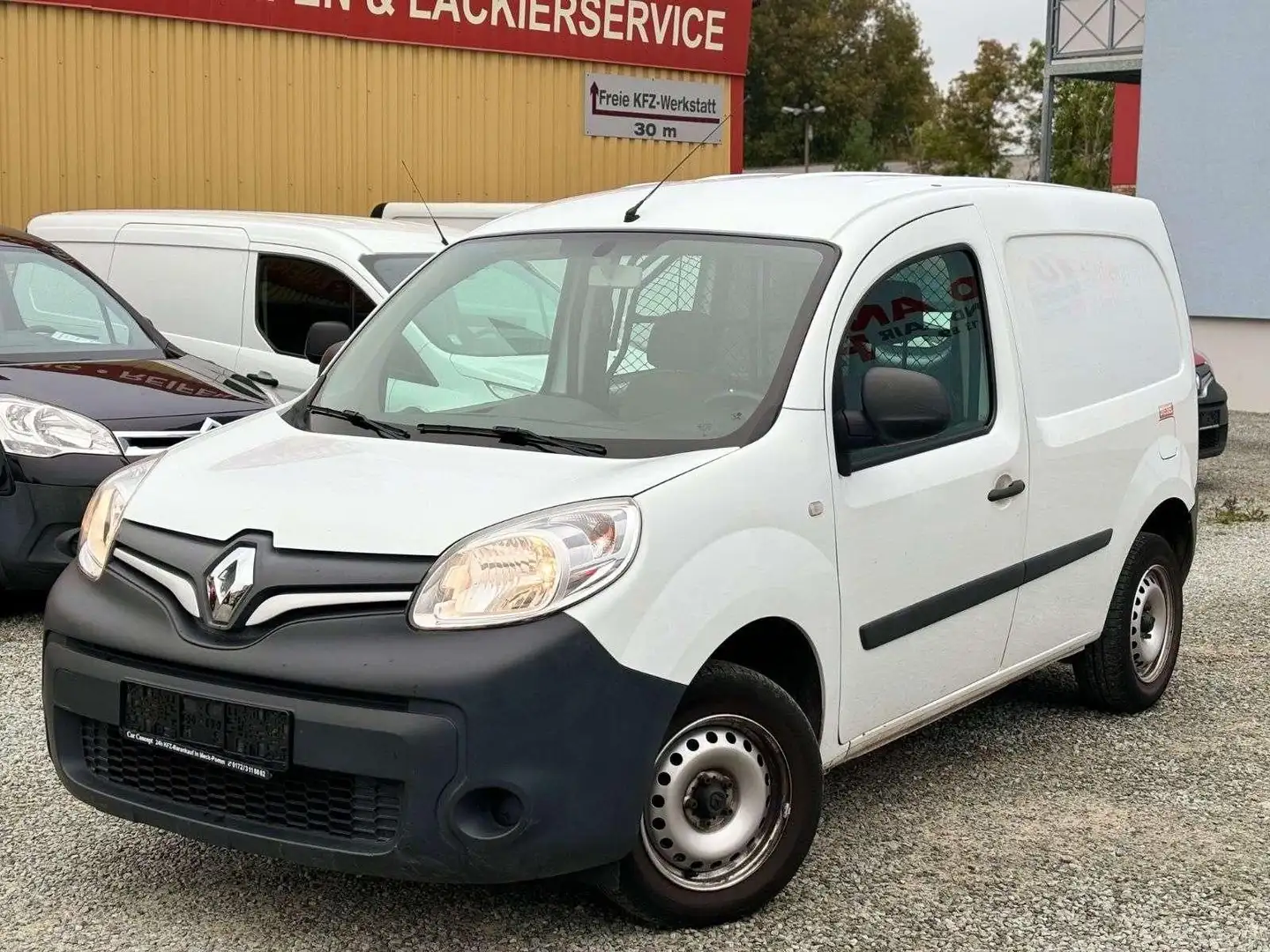 Renault Kangoo dCi 90 1-HAND,Mwst,Erst 87600km,TÜV-NEU Weiß - 1
