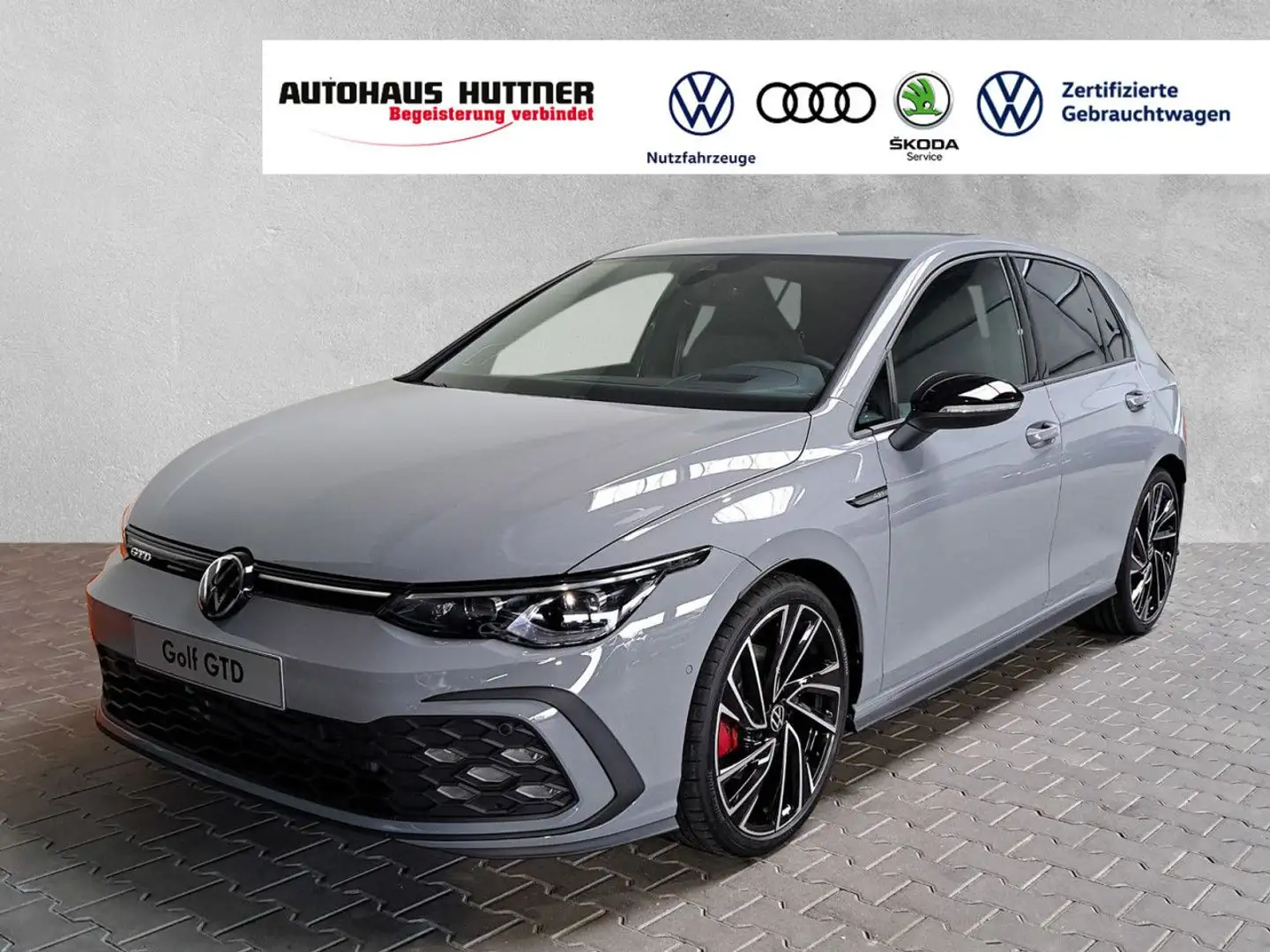 Volkswagen Golf 8 GTD 2.0 TDI DSG BLACK STYLE LED AHK NAVI Gris - 1