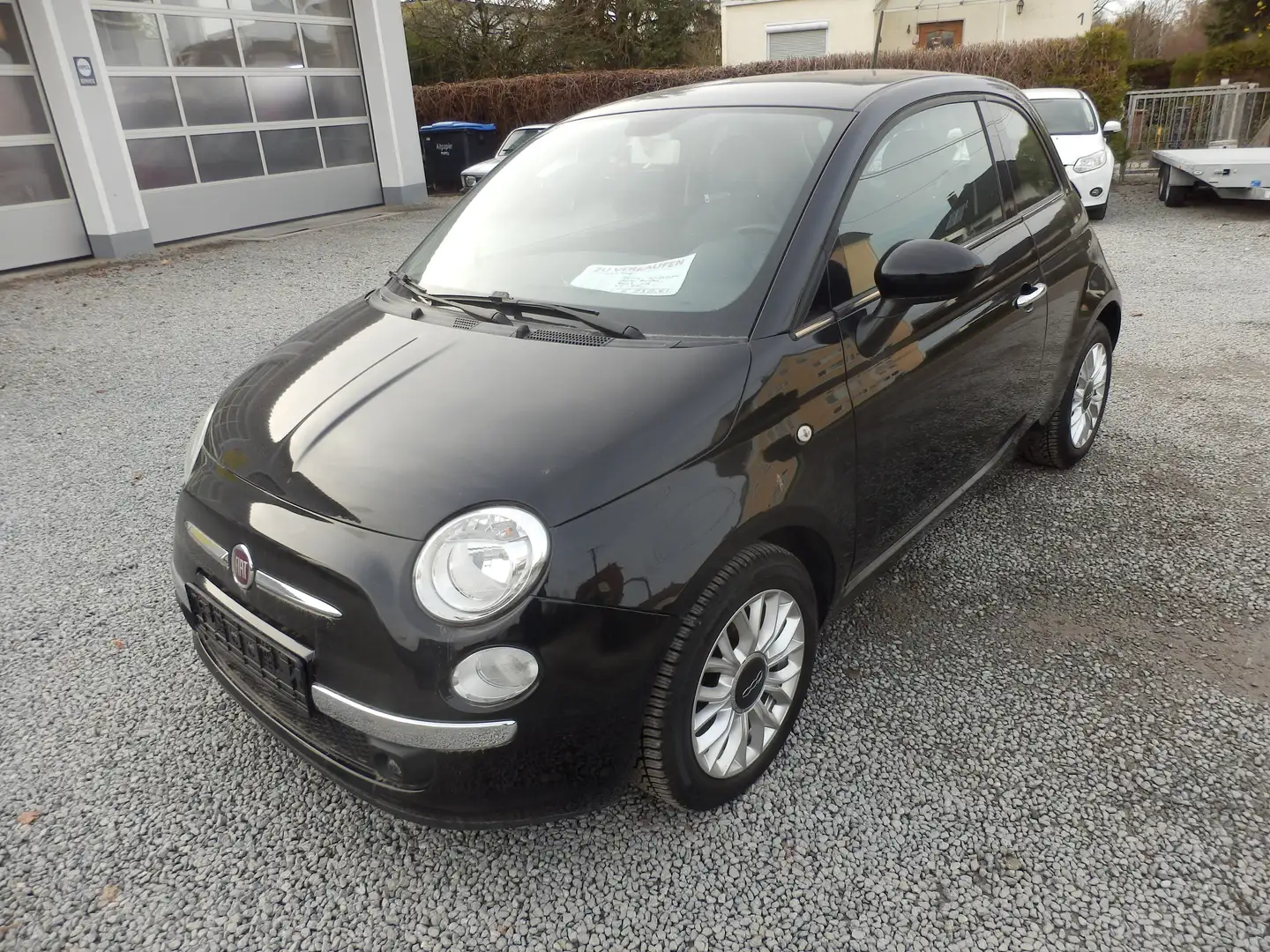 Fiat 500 Lounge, Klima, PDC Noir - 1
