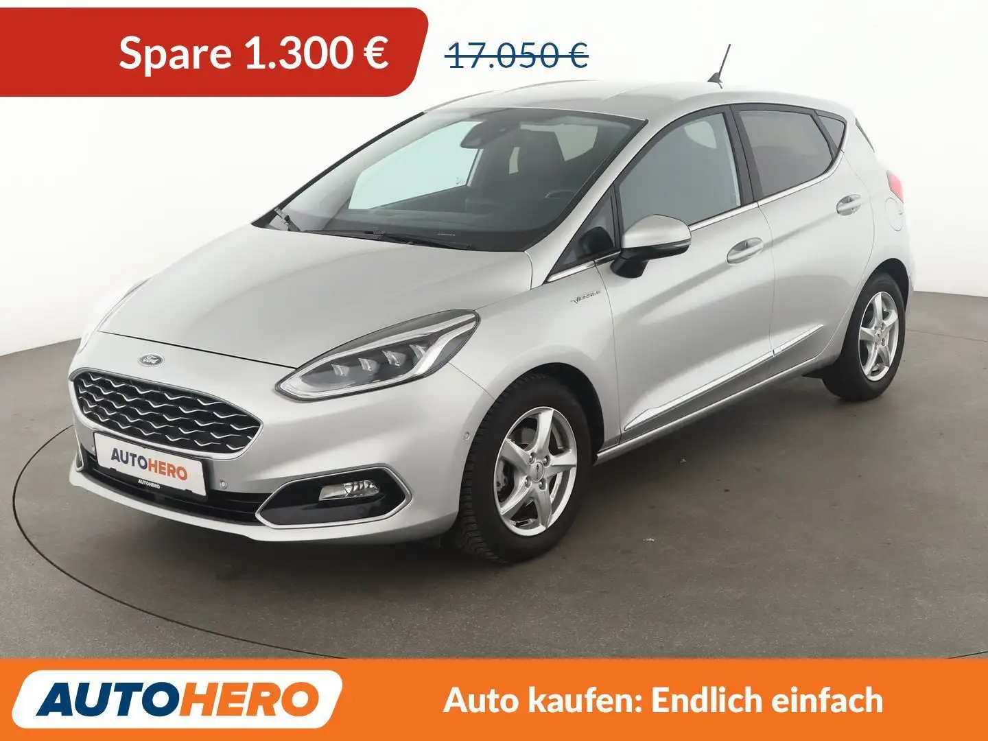 Ford Fiesta 1.0 EcoBoost Vignale Aut.*NAVI*ACC*CAM*PDC* Grau - 1