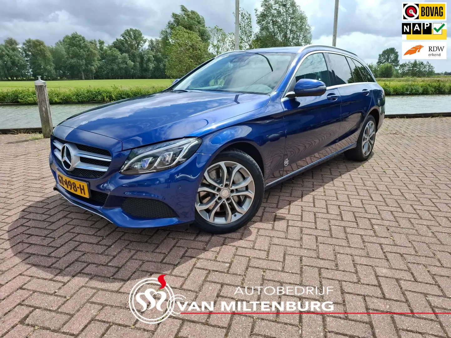 Mercedes-Benz C 350 Estate e Lease Edition Clima Navi Camera Luchtveri Blauw - 1