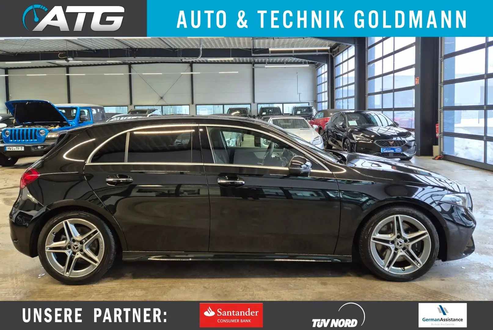 Mercedes-Benz A 250 4MATIC AMG LINE MULTIBEAM SHZ 360 CAMERA Schwarz - 1