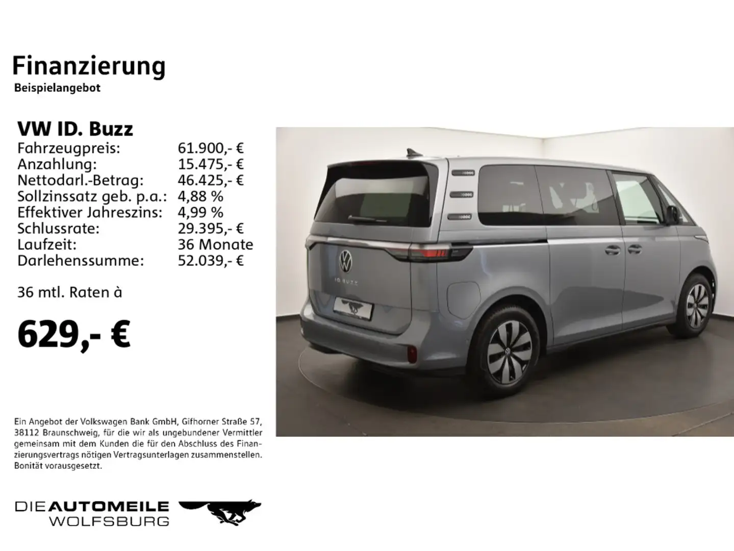 Volkswagen ID. Buzz Pro 150 kW Argent - 2