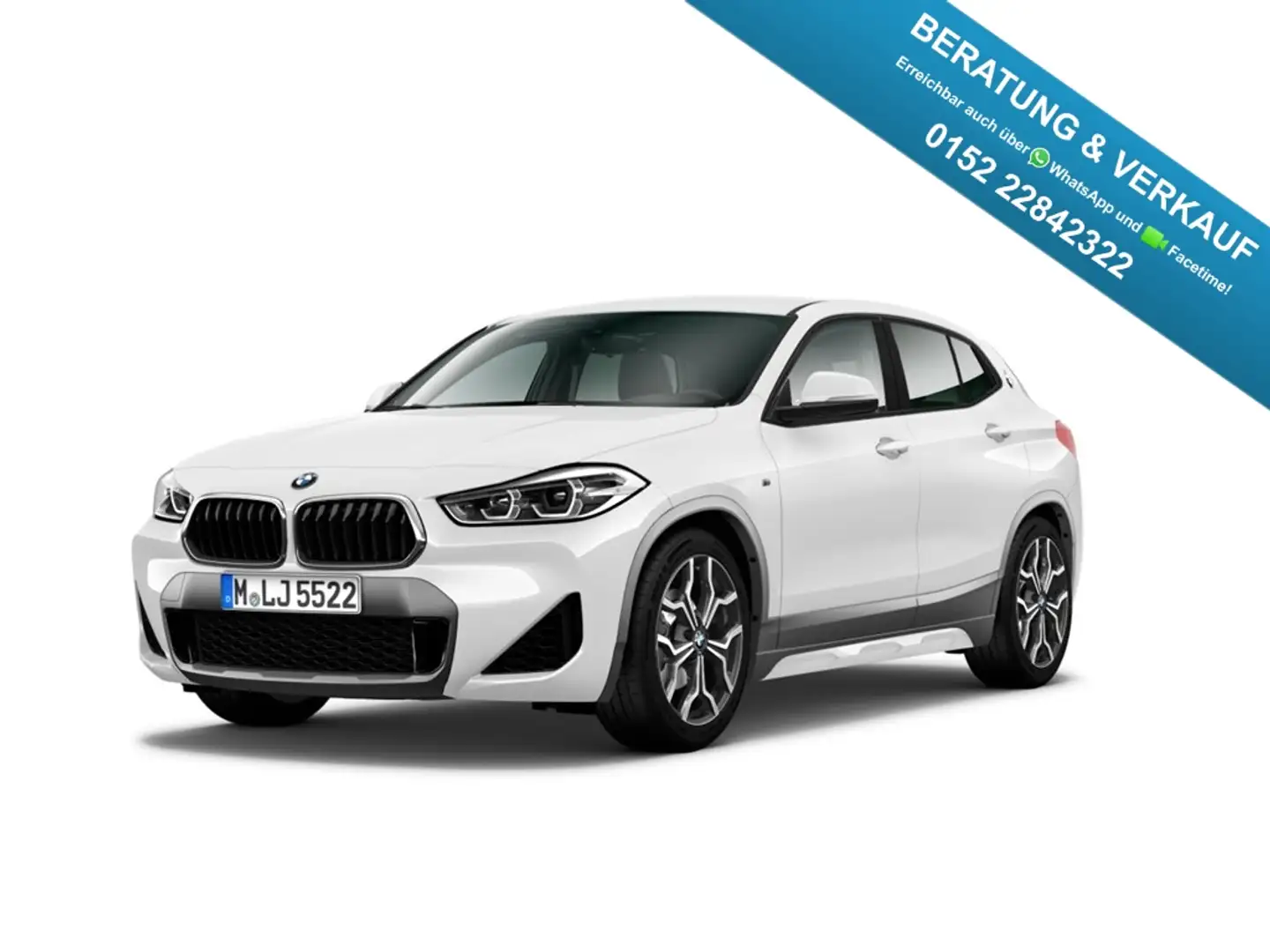 BMW X2 SDRIVE18I HUD Navi LED El. Heckklappe Mehrzonenkli Weiß - 1