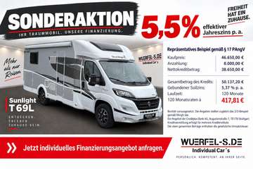 Andere Andere Sunlight T69L+AHK+TV+SAT+1.Hand