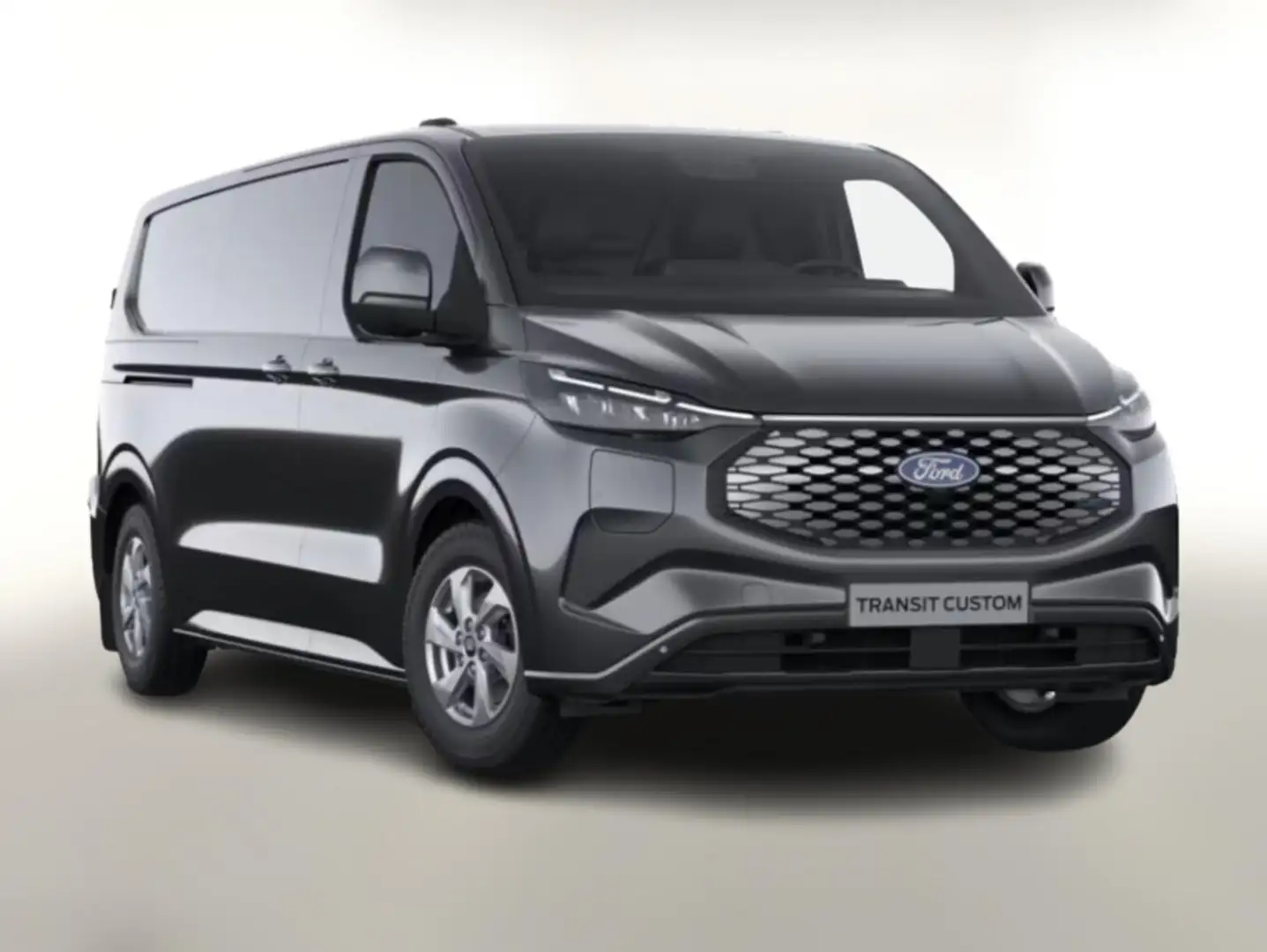 Ford E-Transit Custom Limited 71kWh L2 AHK LED SHZ 3S 160 kW (... Grau - 1