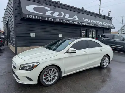 White 2018 Mercedes-Benz CLA 250 4MATIC Sedan All-Wheel Drive 7-Speed Dual Clutch