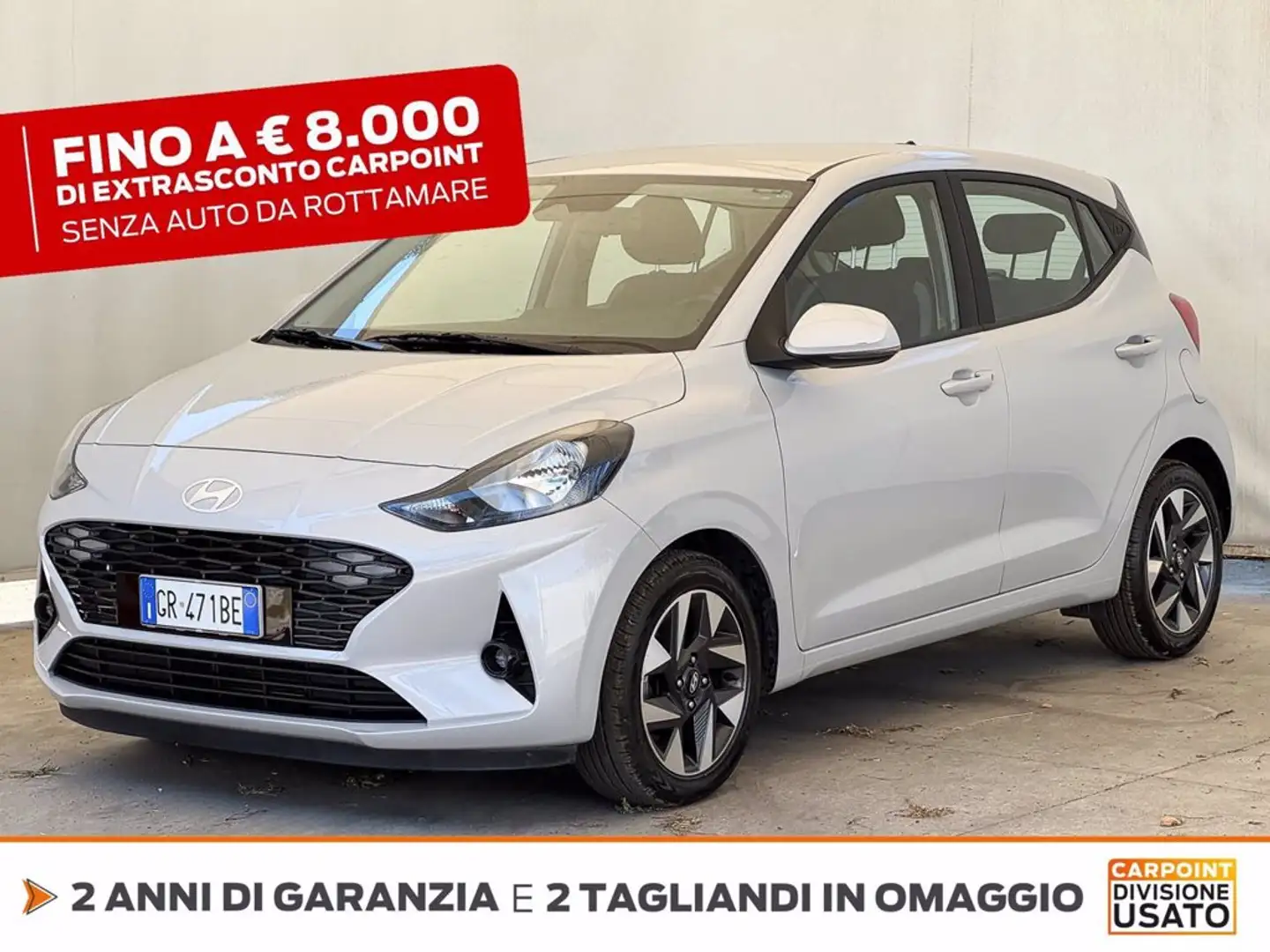 Hyundai i10 1.0 mpi connectline navi pack Grigio - 1