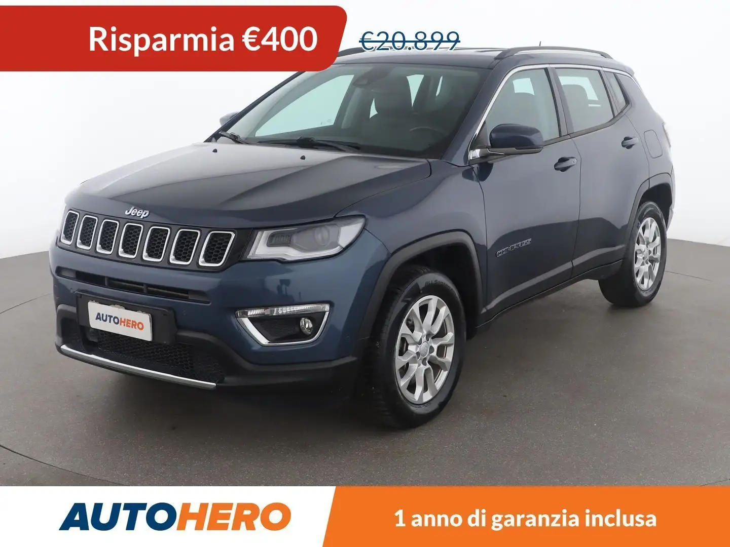 Jeep Compass 1.3 T4 4xe Plug-in Hybrid Limited 190 CV AT6 PHEV Blu/Azzurro - 1
