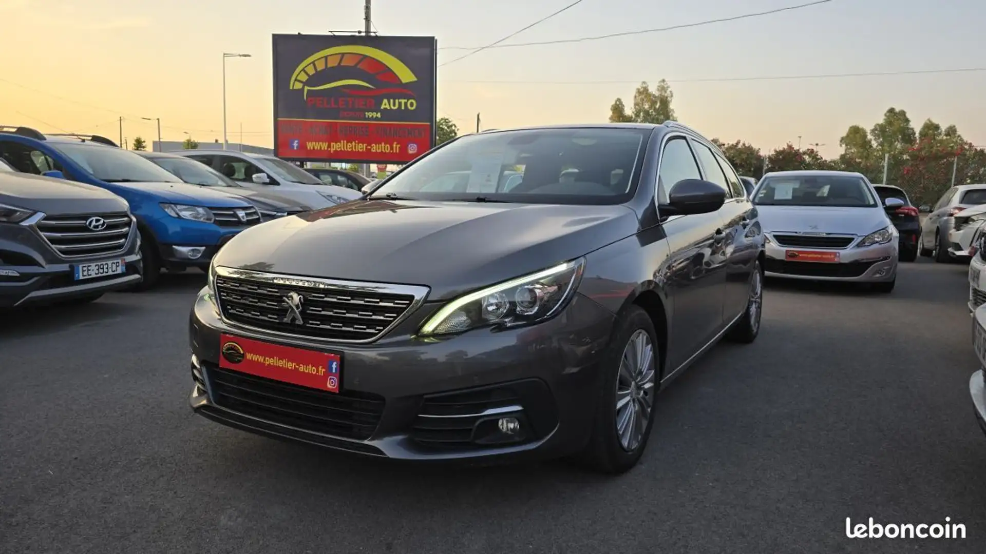 Peugeot 308 1.6 BlueHDi 120ch SetS EAT6 Active Business Gris - 1