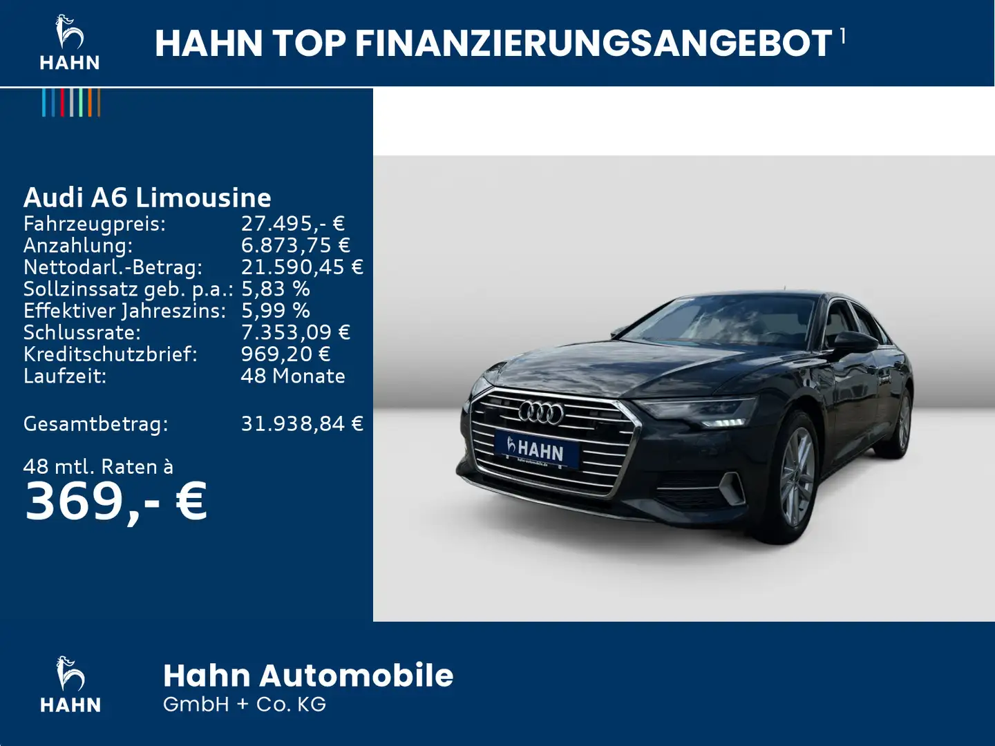 Audi A6 40TDI sport S-trc ACC Cam Climatr Gris - 2