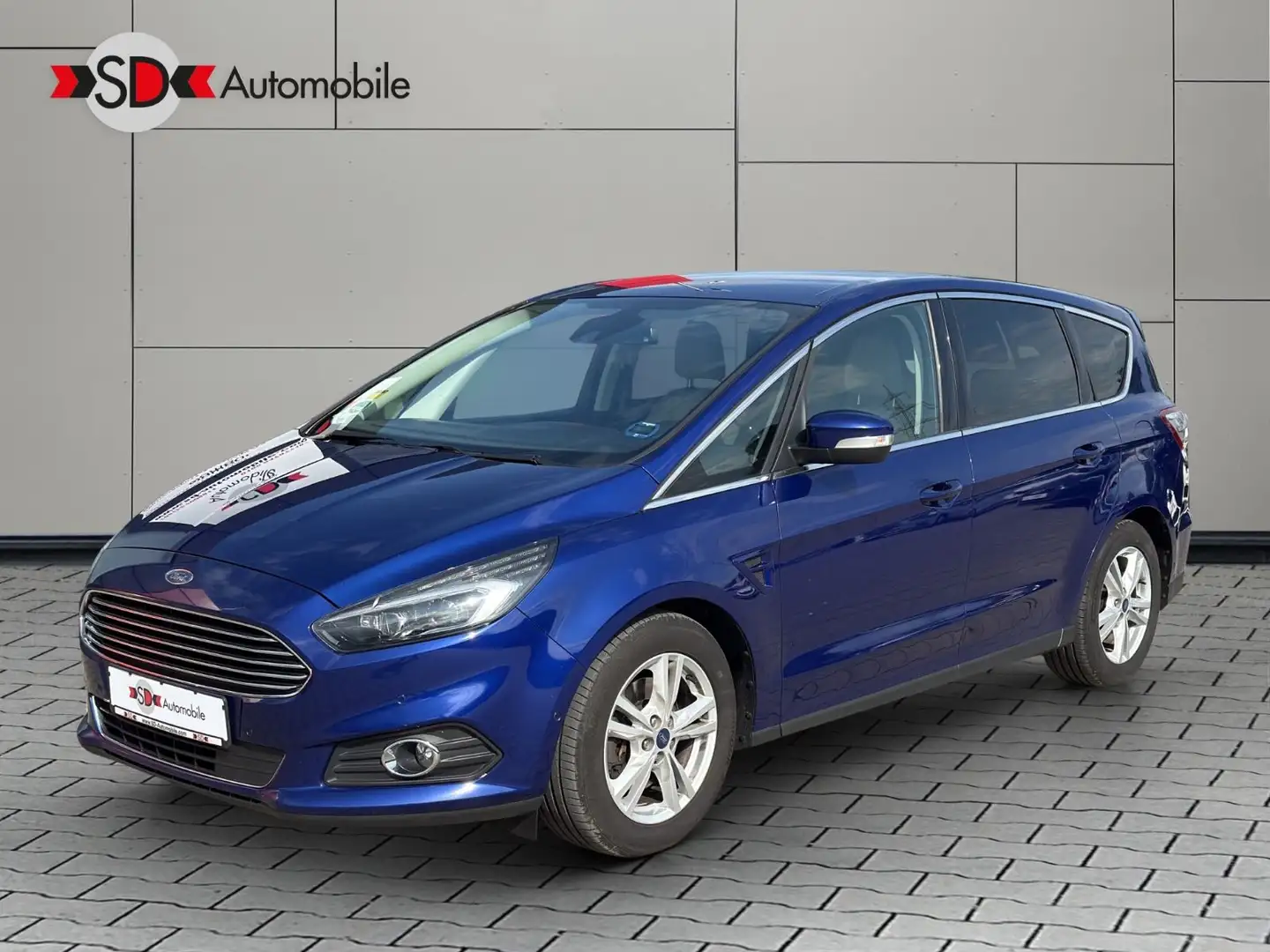 Ford S-Max 2.0 Titanium X 7-Sitzer Leder ACC BLIS AHK Blau - 1