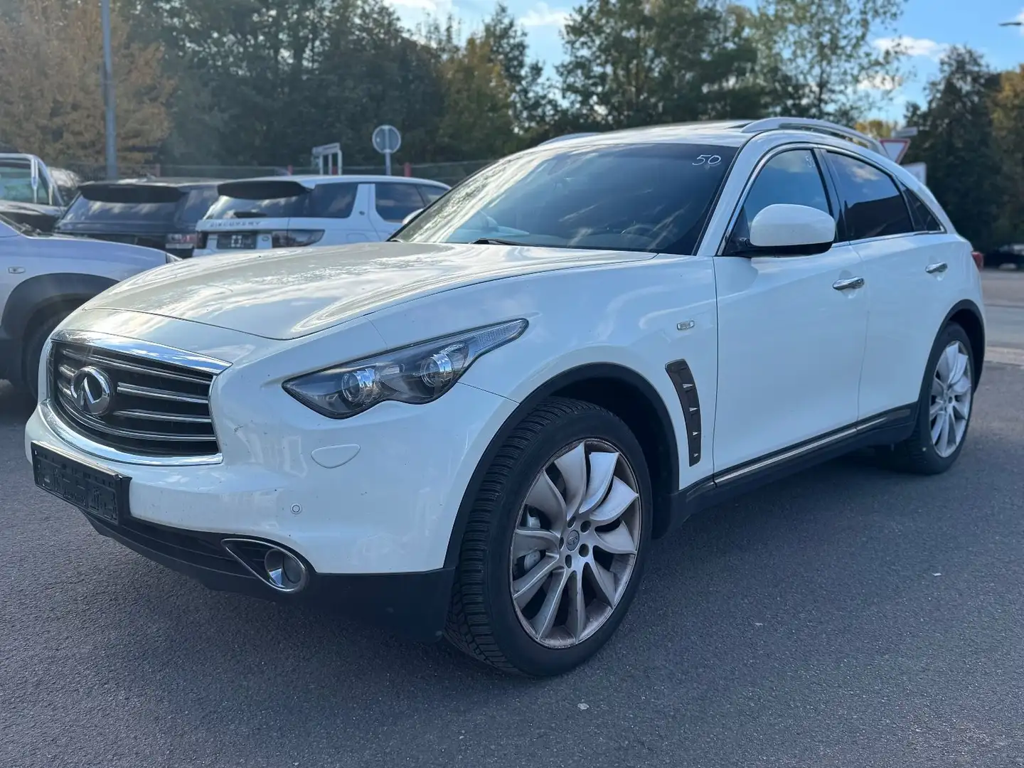 Infiniti FX 30d S * Turboproblem * Weiß - 1