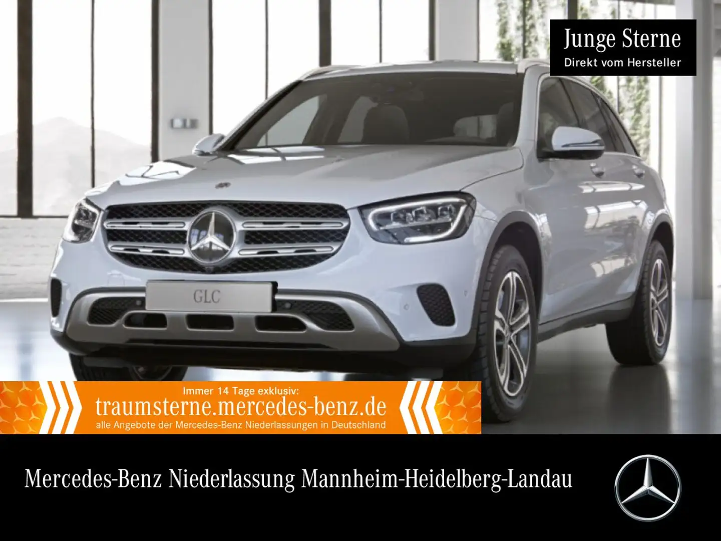 Mercedes-Benz GLC 300 de 4M 360+AHK+LED+FAHRASS+KEYLESS+9G Wit - 1