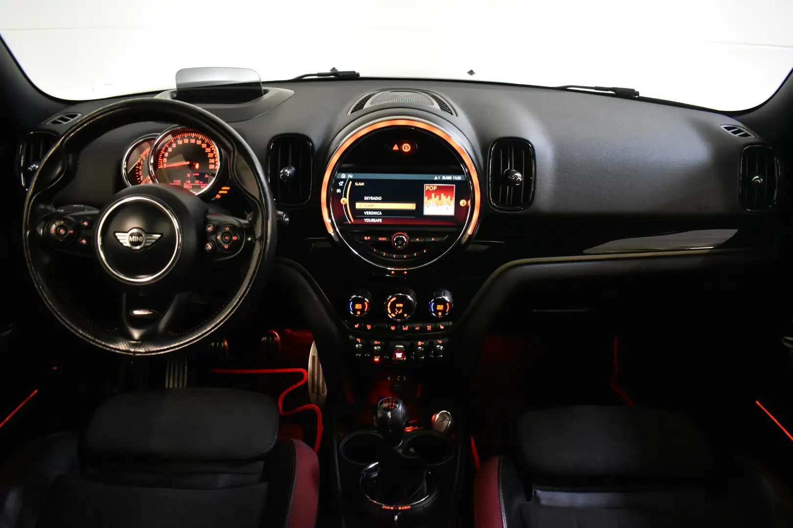 MINI John Cooper Works Countryman Mini 2.0 230PK ALL4 Chili LEDER/HEADUP/PANORAMADAK Gris - 2