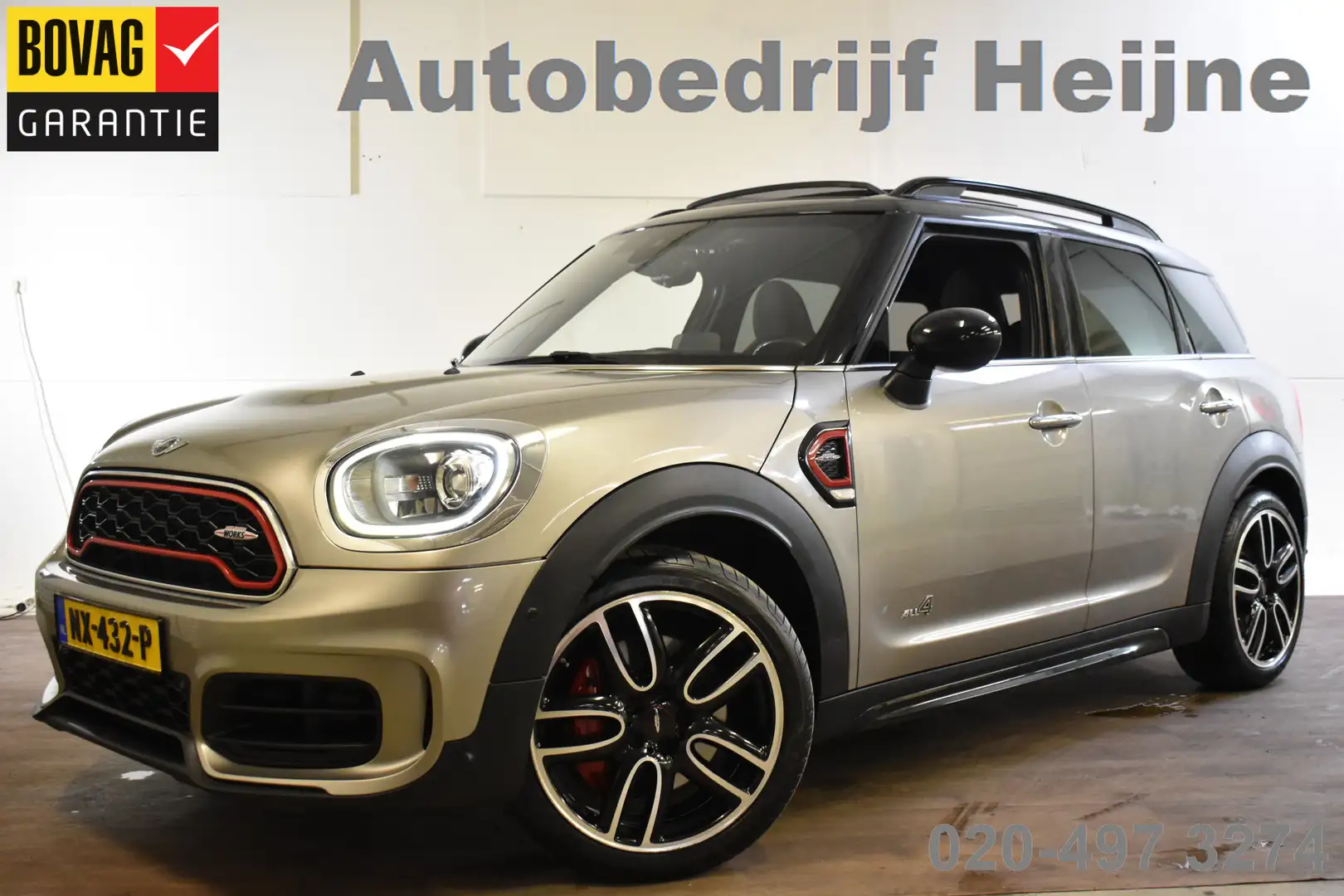 MINI John Cooper Works Countryman Mini 2.0 230PK ALL4 Chili LEDER/HEADUP/PANORAMADAK Gris - 1