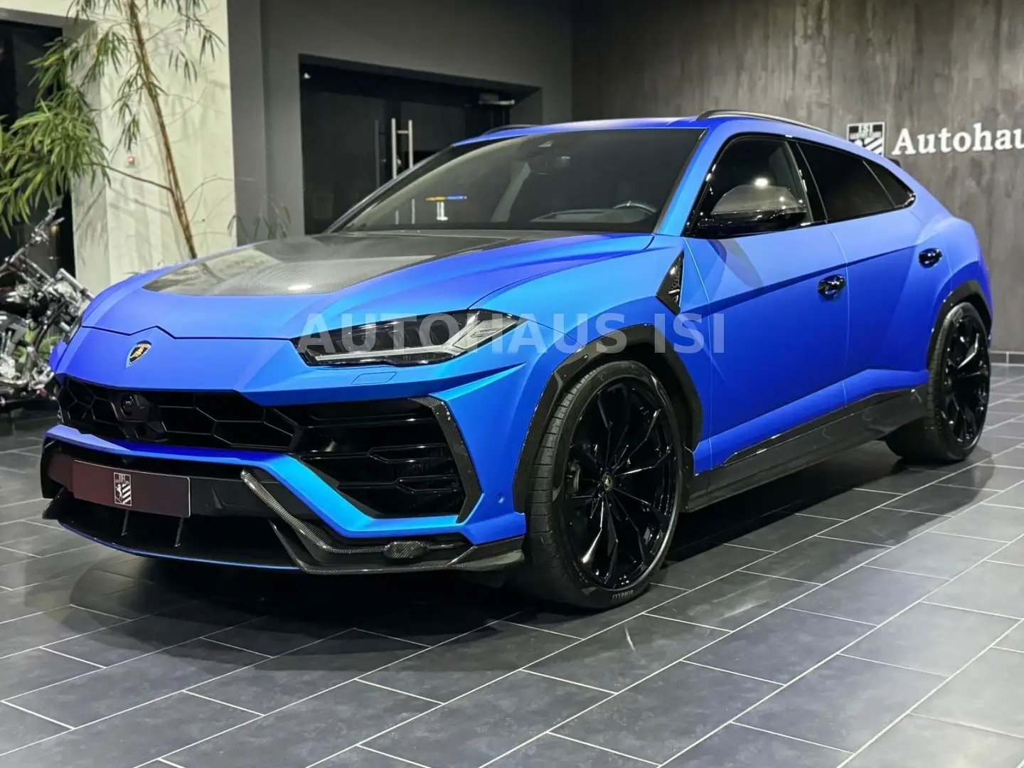 Lamborghini Urus BLUE MATT,CARBON PACK,MASSAGE,,23"PANO,ADAS Blau - 1