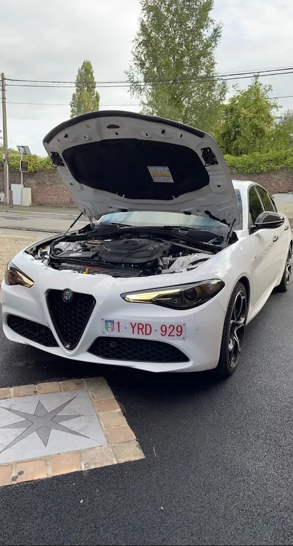 Alfa Romeo Giulia 2.2 jtd Blanc - 1