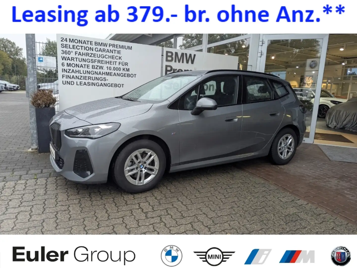 BMW 218 Active Tourer M-Sport HUD Navi AHK Kamera ACC adLE Grau - 1