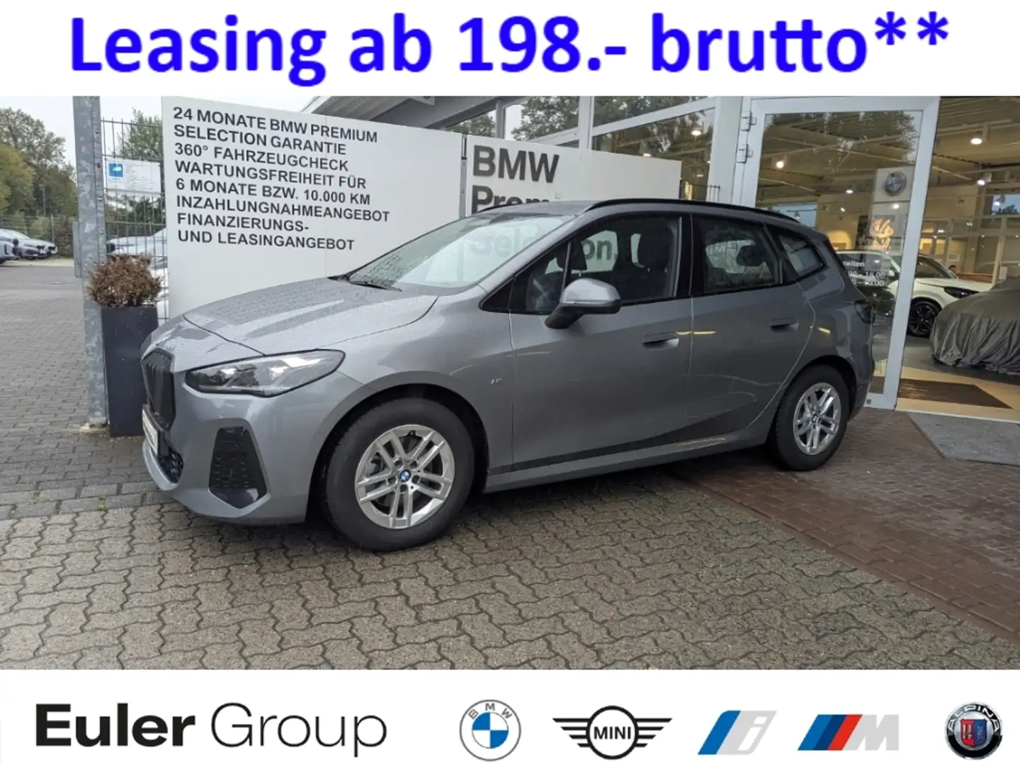 BMW 218 Active Tourer M-Sport HUD Navi AHK Kamera ACC adLE Grau - 1