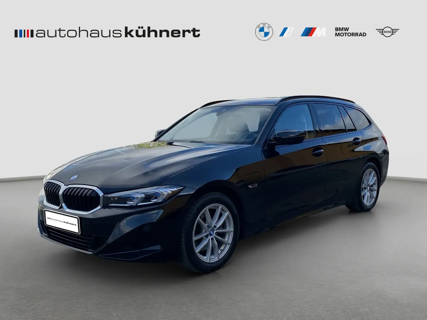 BMW 320 e Touring SAG SpurAss Navi ParkAss RFK AUT PDC Zwart - 1