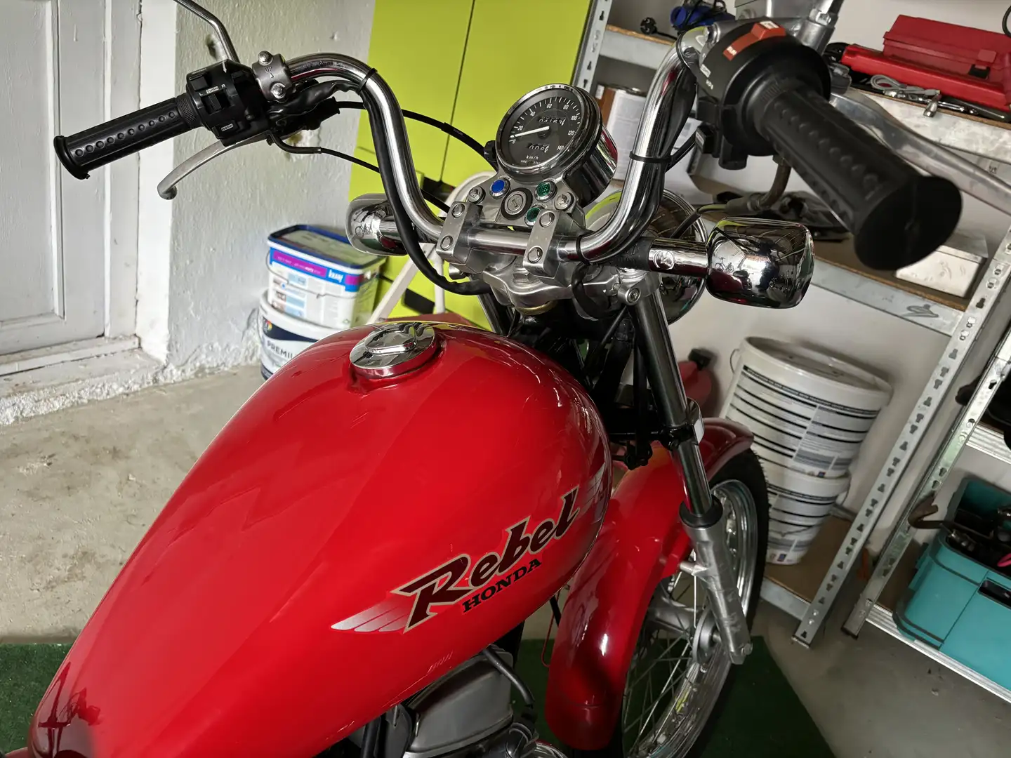 Honda CA 125 Rebel **wenig km**Kette neu Красный - 2