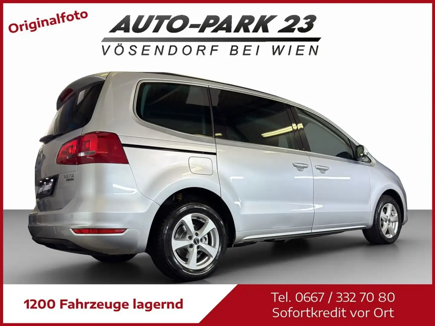 Volkswagen Sharan Sharan 2,0TDI Karat 4Motion**7.SITZER*NAVI*MOD2016 Silber - 2