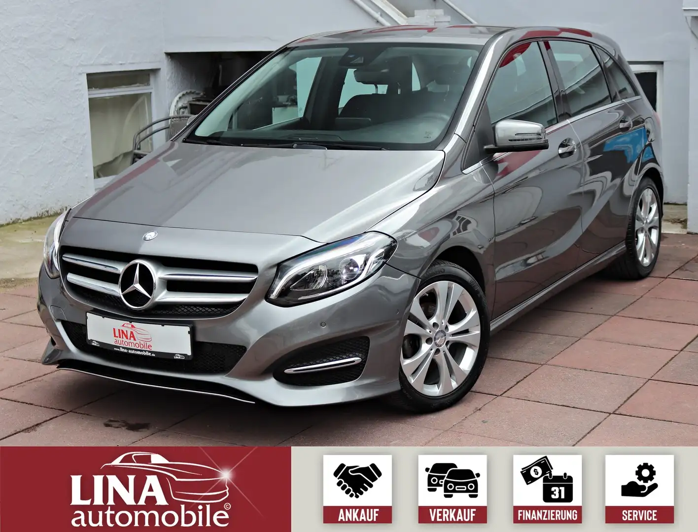 Mercedes-Benz B 180 d 2.Hd*Navi*LED*Leder*Totwinkel*2xSHZ*PDC* Grau - 1