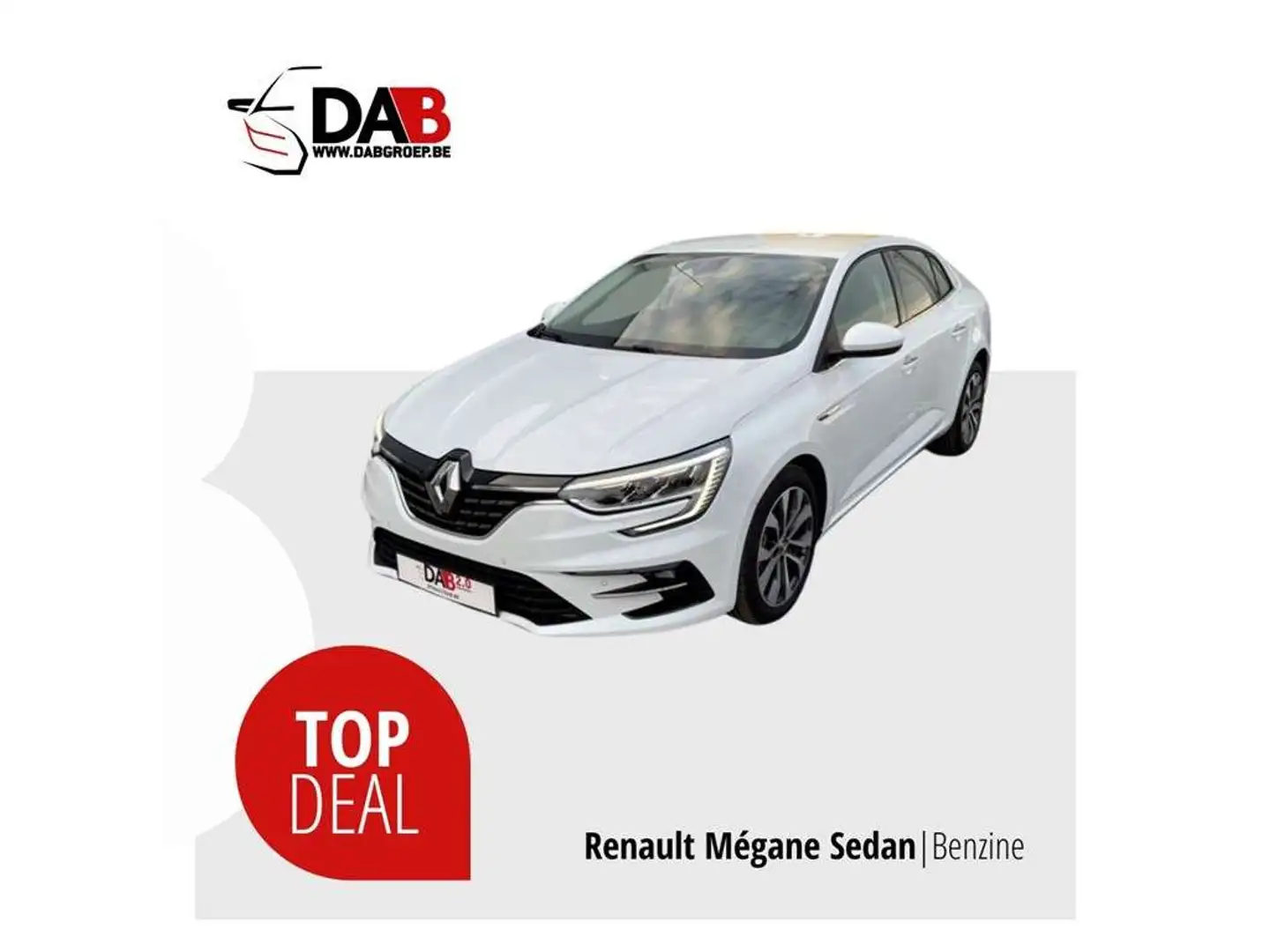 Renault Megane Intens Grand Coupé TCe 140 EDC Blanc - 1