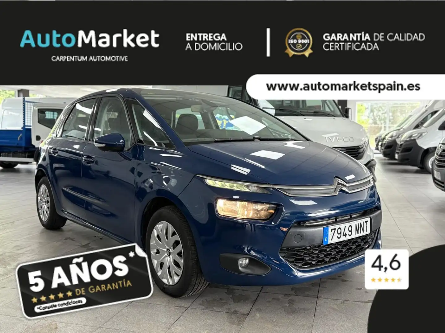 Citroen C4 Picasso 1.6BlueHDI S&S Live EAT6 120 Bleu - 1