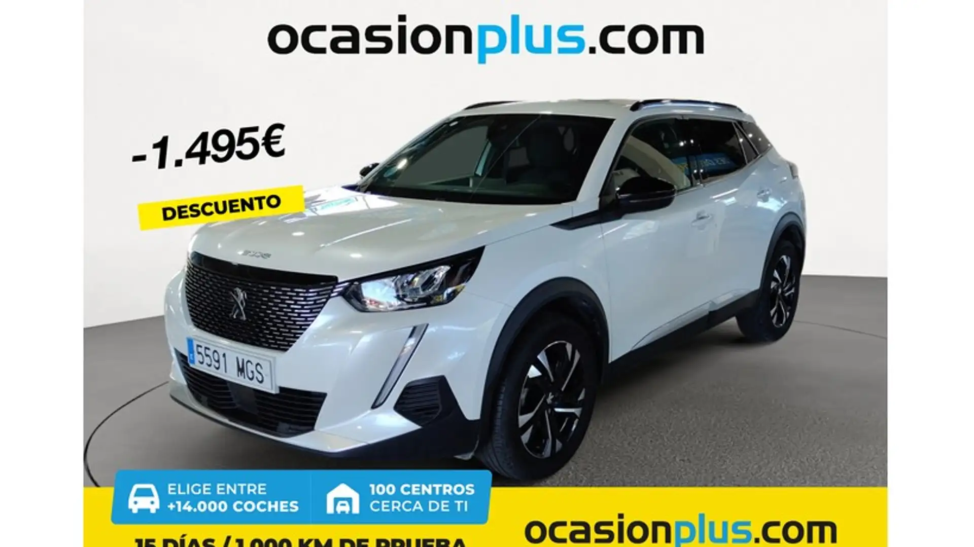 Peugeot 2008 1.2 PureTech S&S Allure Pack 130 Weiß - 1