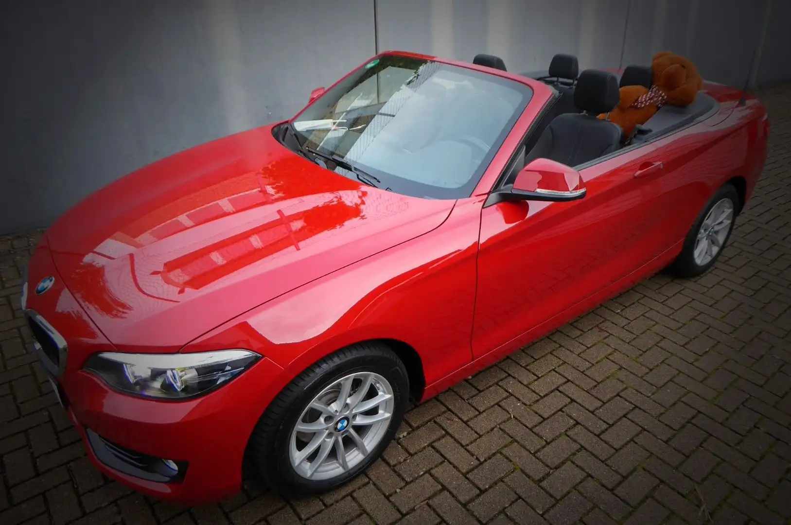 BMW 218 i Cabrio 1.Hand Rot - 1