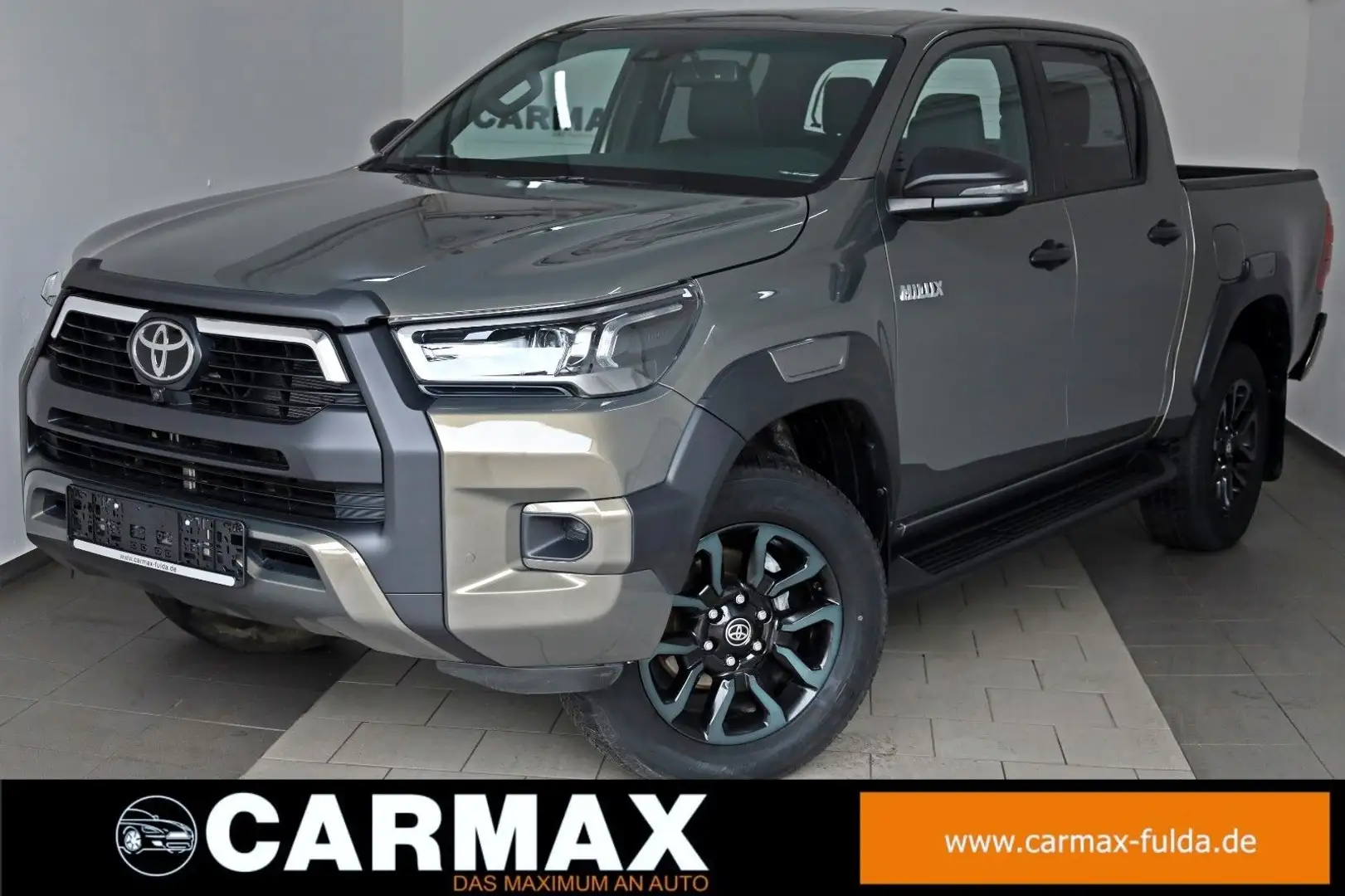 Toyota Hilux 2.8 D-4D Invincible,DOKA,Leder,Nav,ACC,AHK Brun - 1