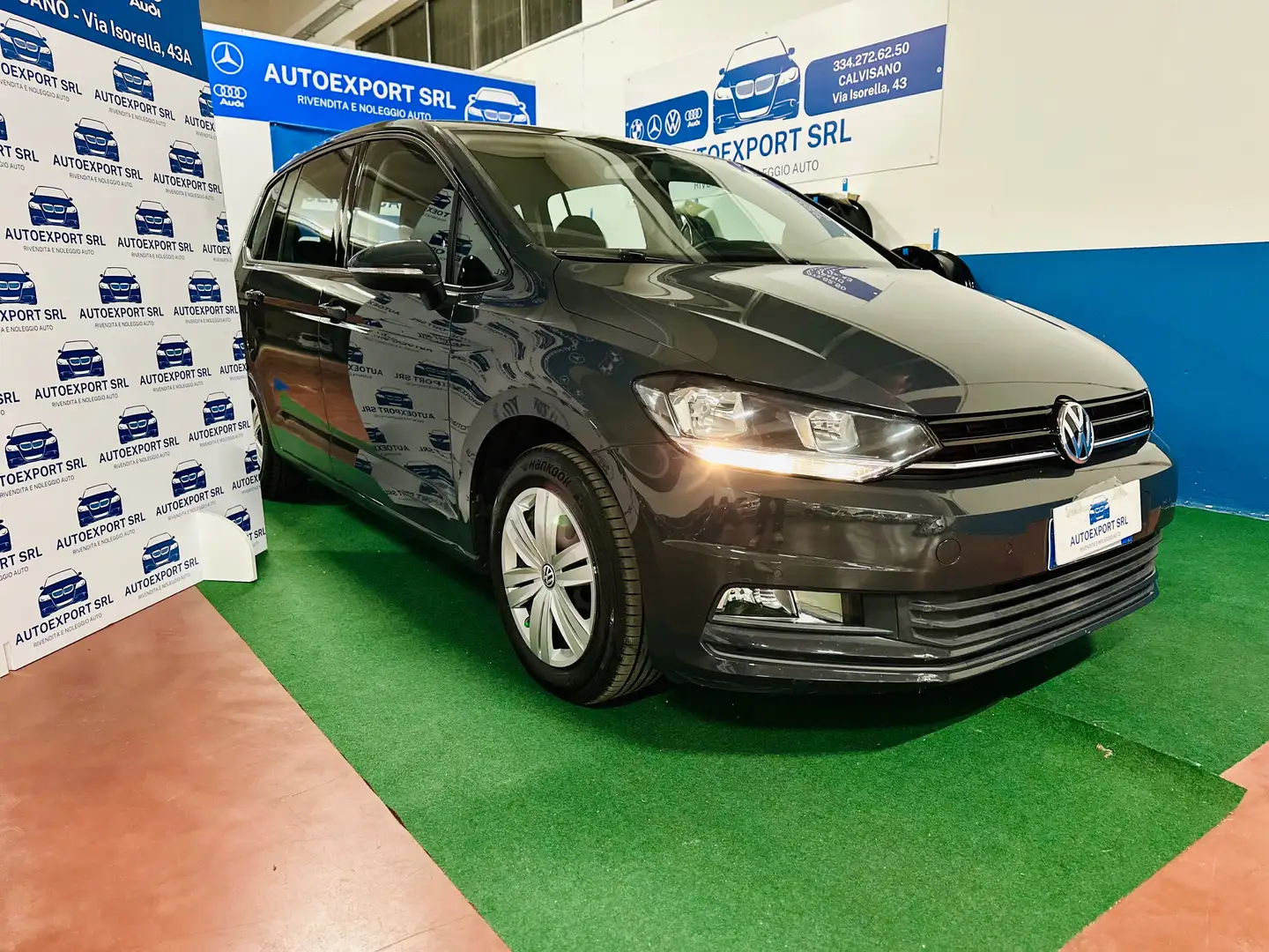 Volkswagen Touran Touran/kmcertif/benz/7 posti/ 2016 Grigio - 2