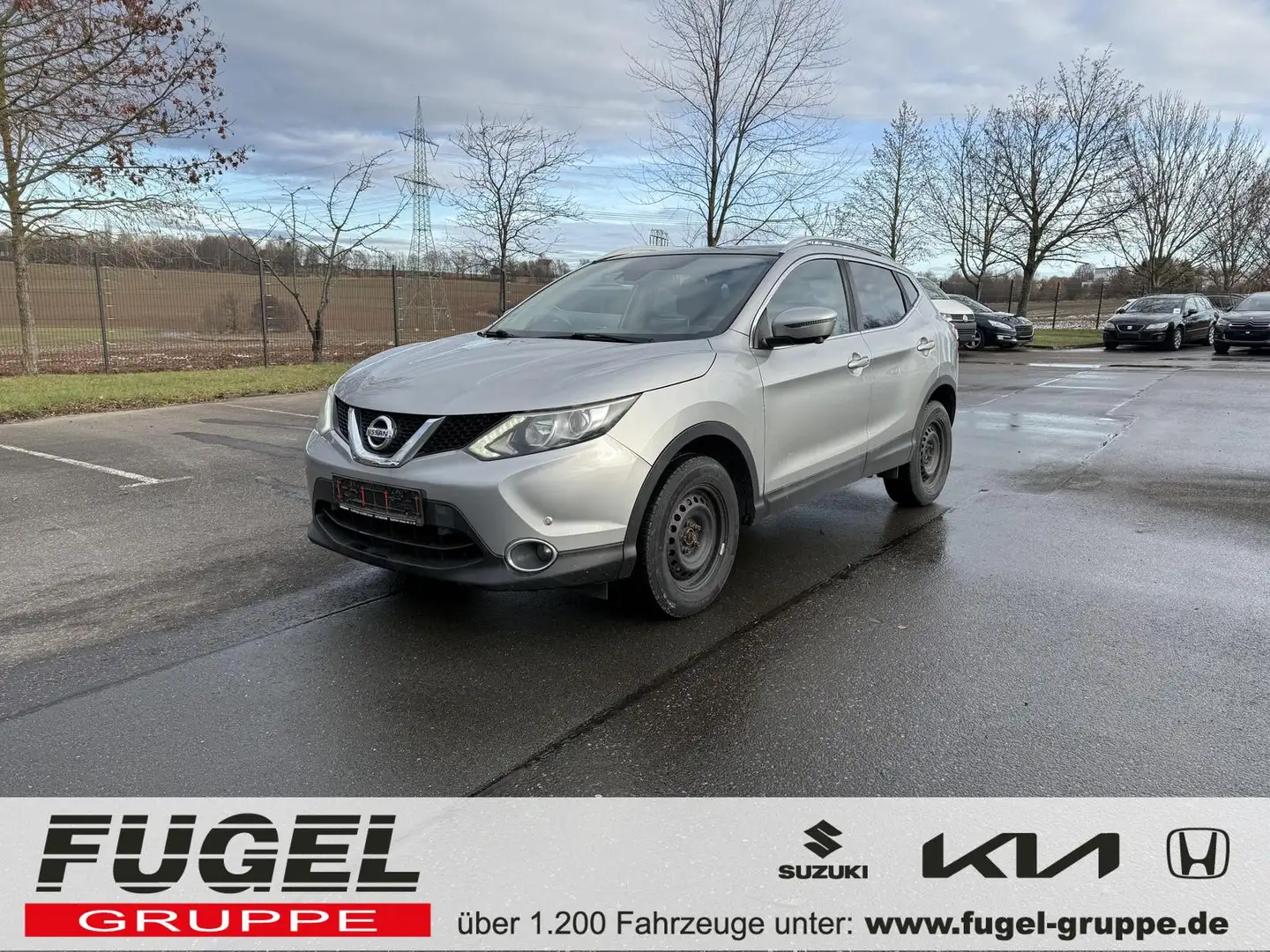 Nissan Qashqai 1.6 Tekna Navi|Pano|360° Silber - 1