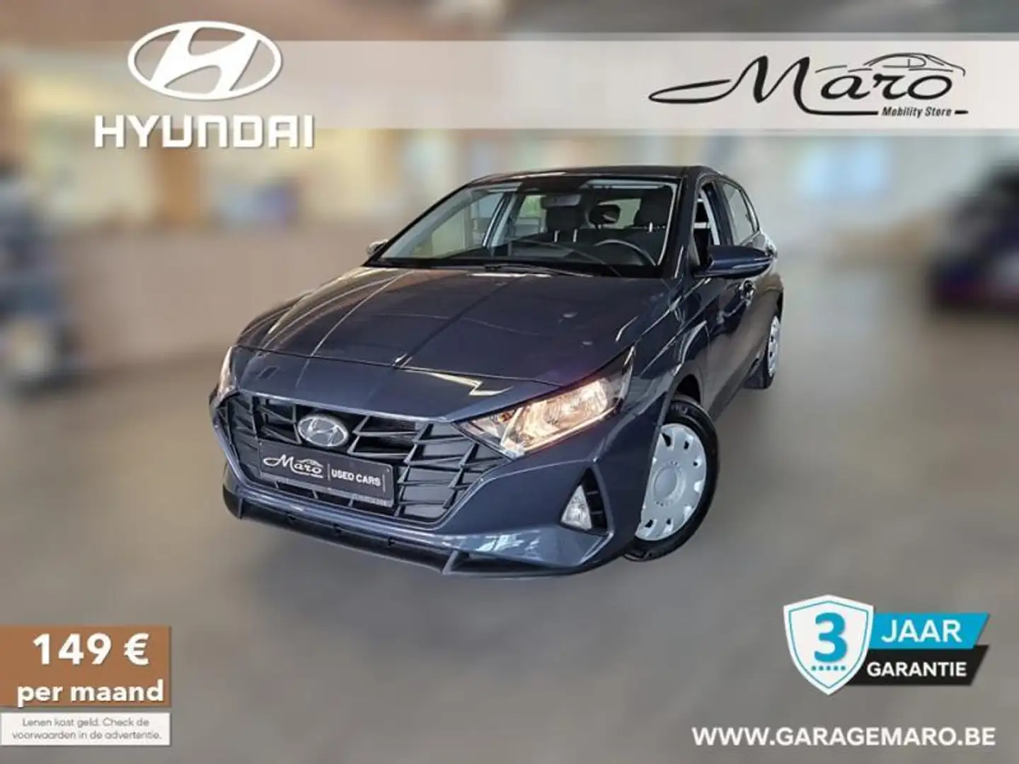 Hyundai i20 Air 1.2i | Radio, Airco, Bluetooth,... | Gris - 1