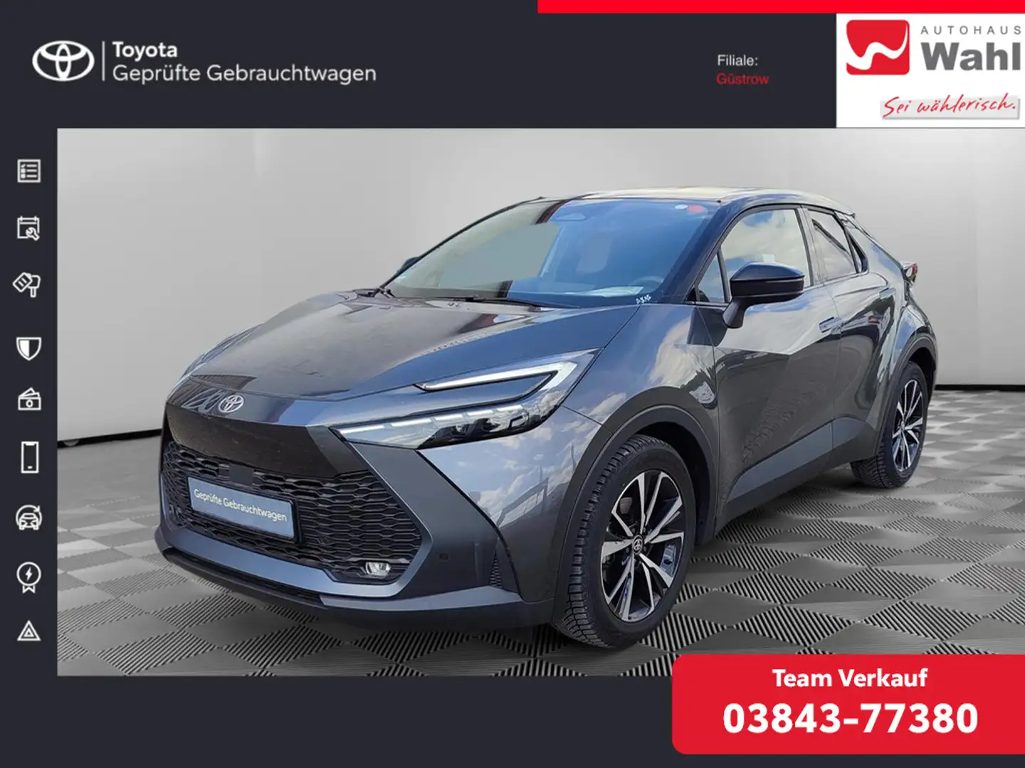 Toyota C-HR 1.8 Hybrid FWD Team Deutschland Grau - 1