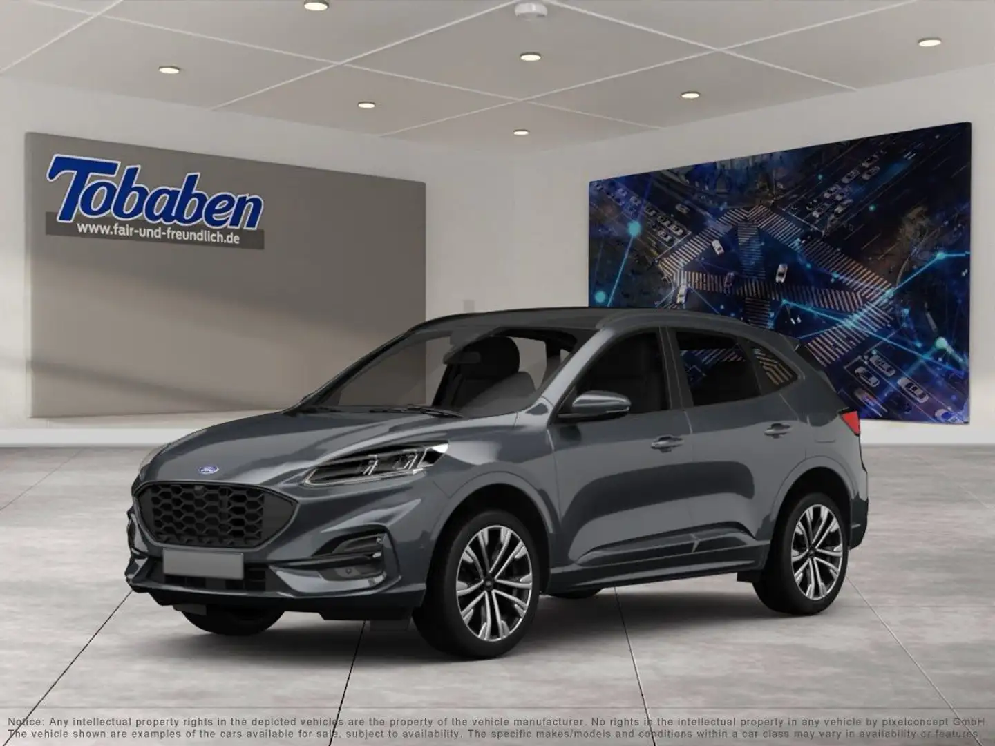 Ford Kuga 2.5 Duratec Plug-in-Hybrid PHEV ST-Line X ( Grau - 1