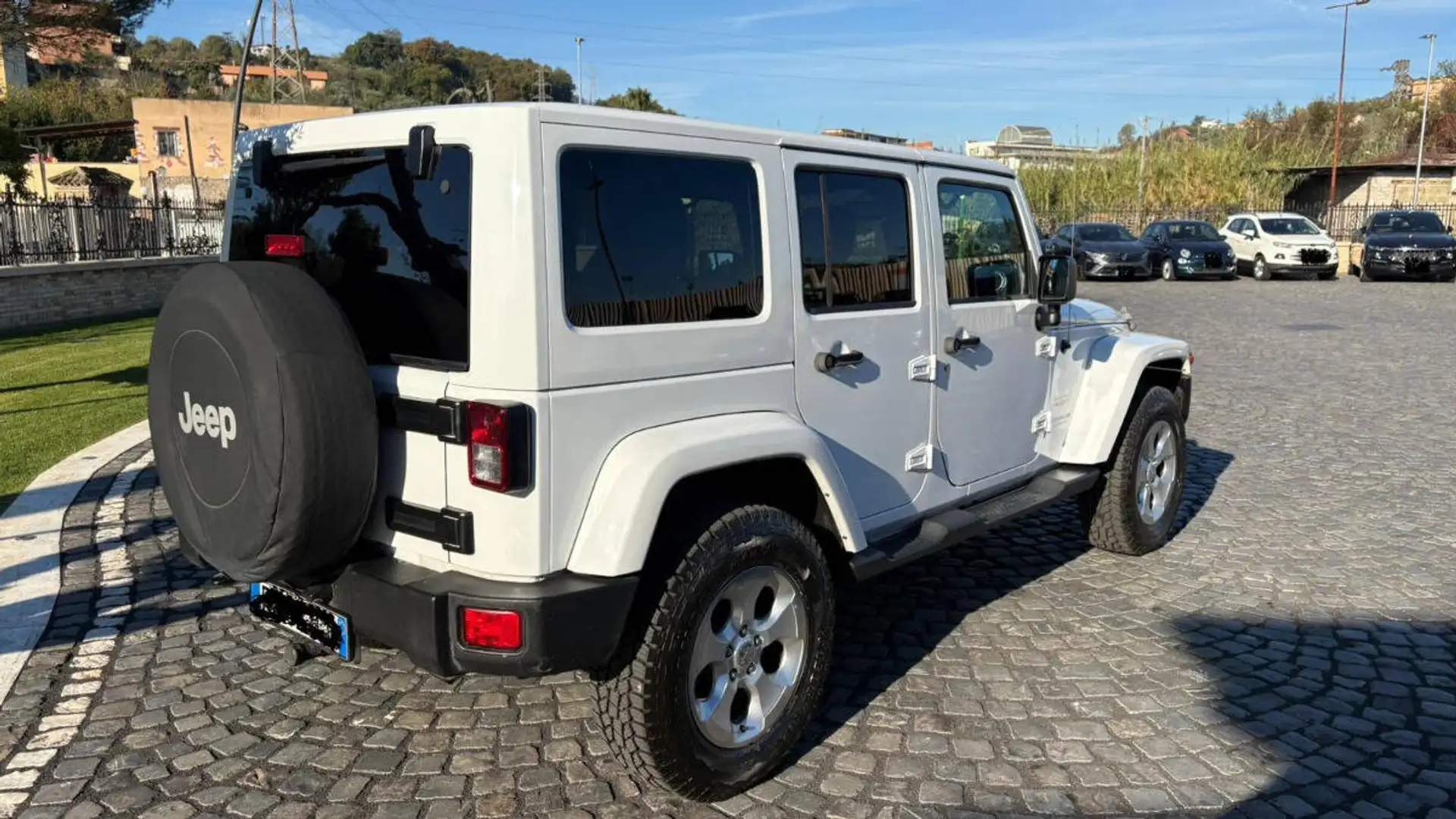 Jeep Wrangler 2.8 Crd SAHARA AUTOMATICA NO VINC FINANZ Bianco - 2