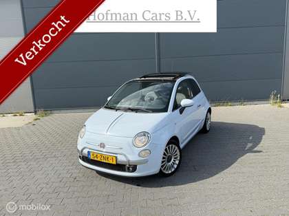 Fiat 500 1.4-16V 100PK Lounge Sport Schuif-dak Pearl