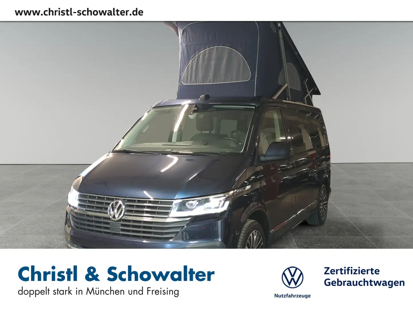 Volkswagen T6.1 California Ocean 2.0 TDI 4M DSG AHK NAVI Blau - 1